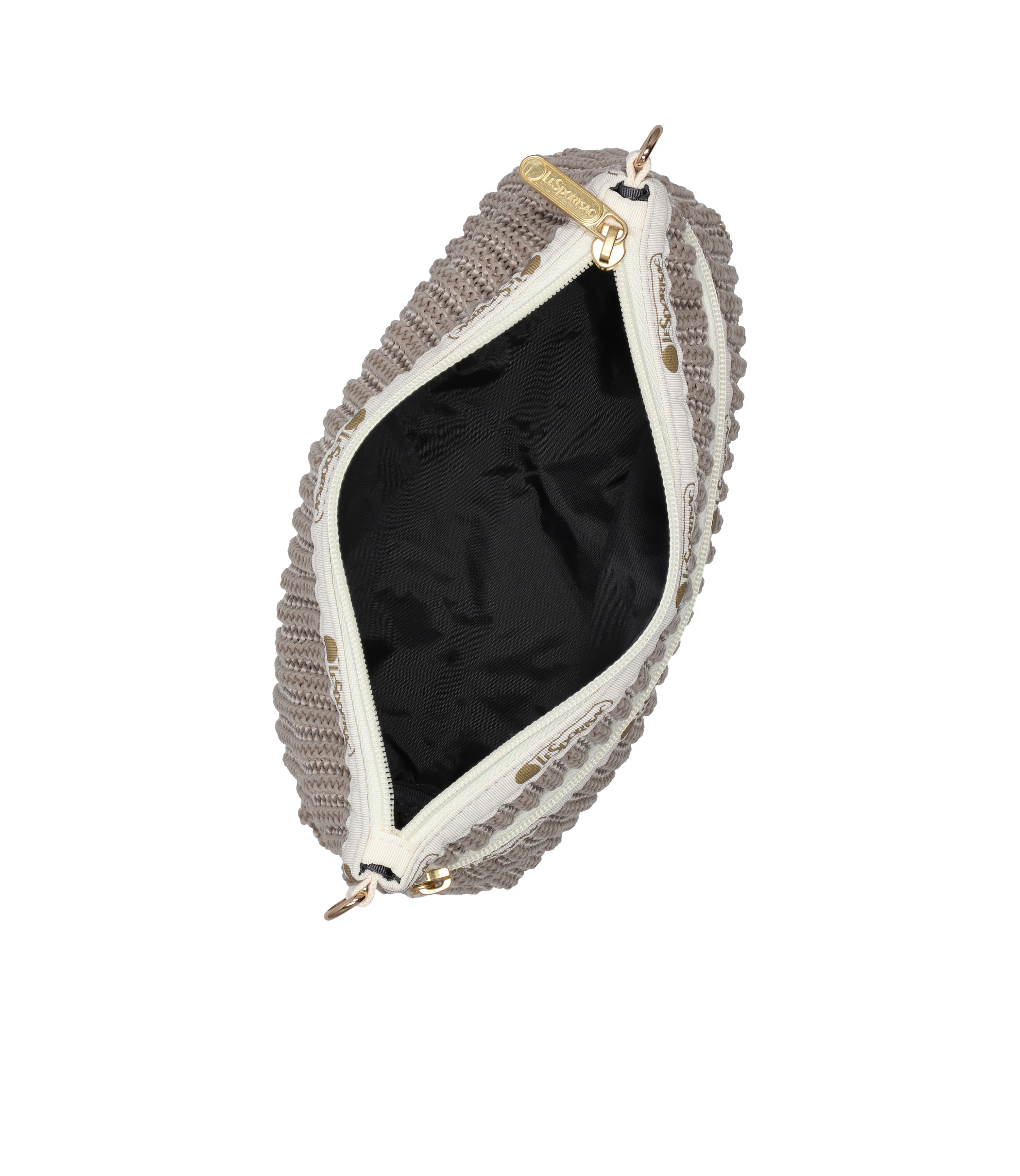 ■LeSportsac■CHAIN CROCHET CLUTCH Chain Crochet Clutch - Black Crochet – LeSportsac