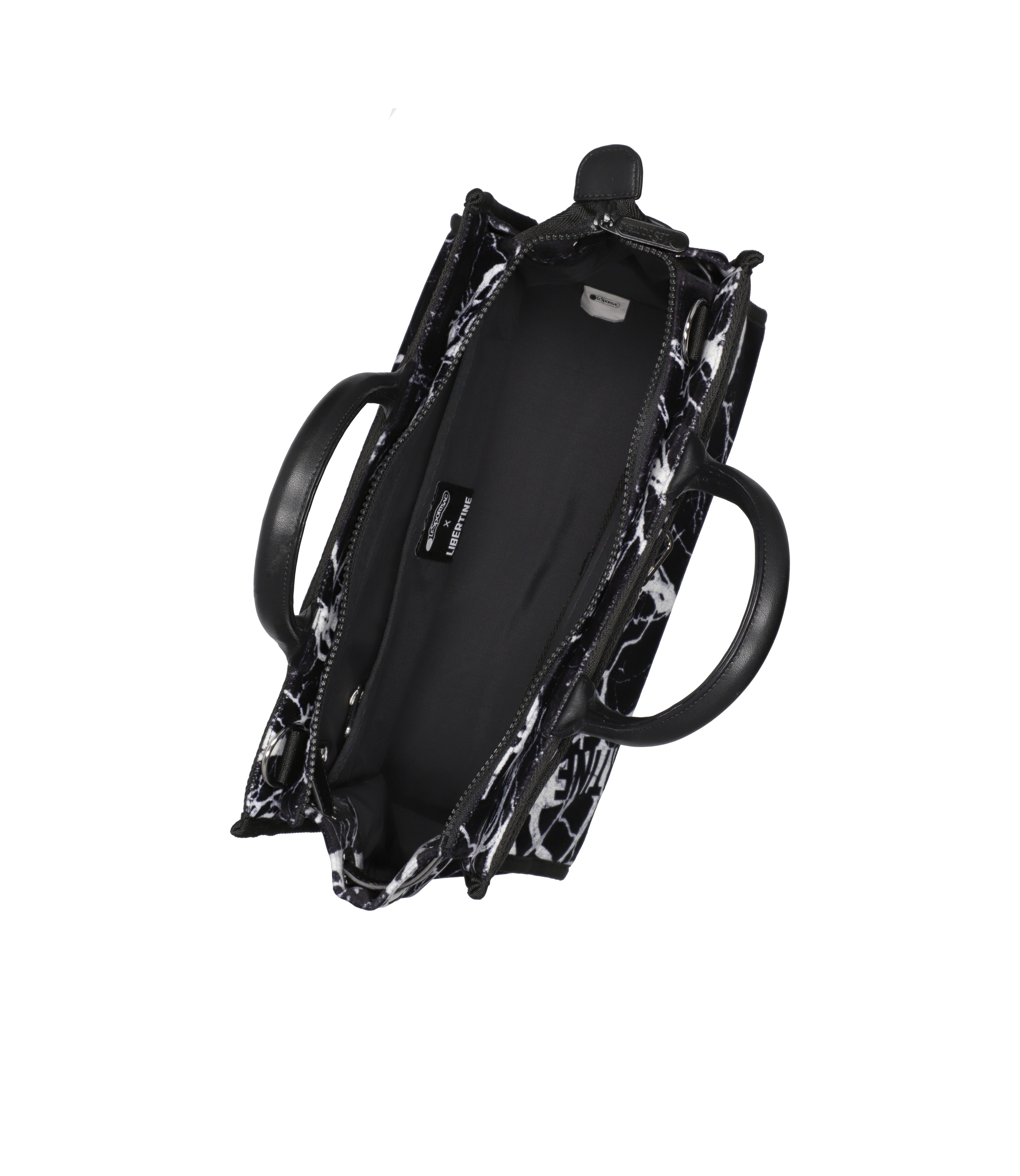 ★LeSportsac★ Libertine Midnight Forest Top Handle Laptop T Boat Tote - LeSportsac x Libertine Midnight Forest