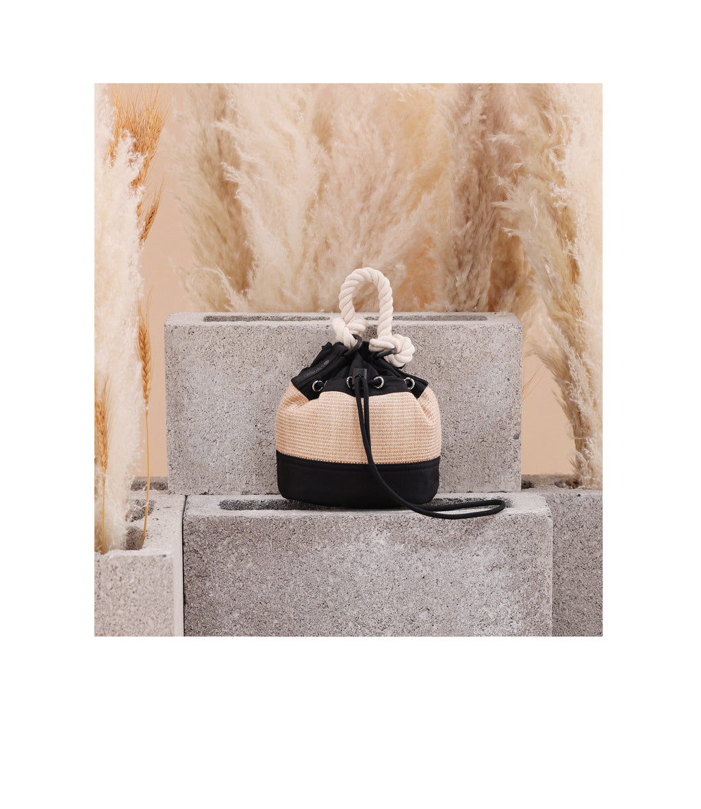 Raffia Mini Bucket - 27640214618160