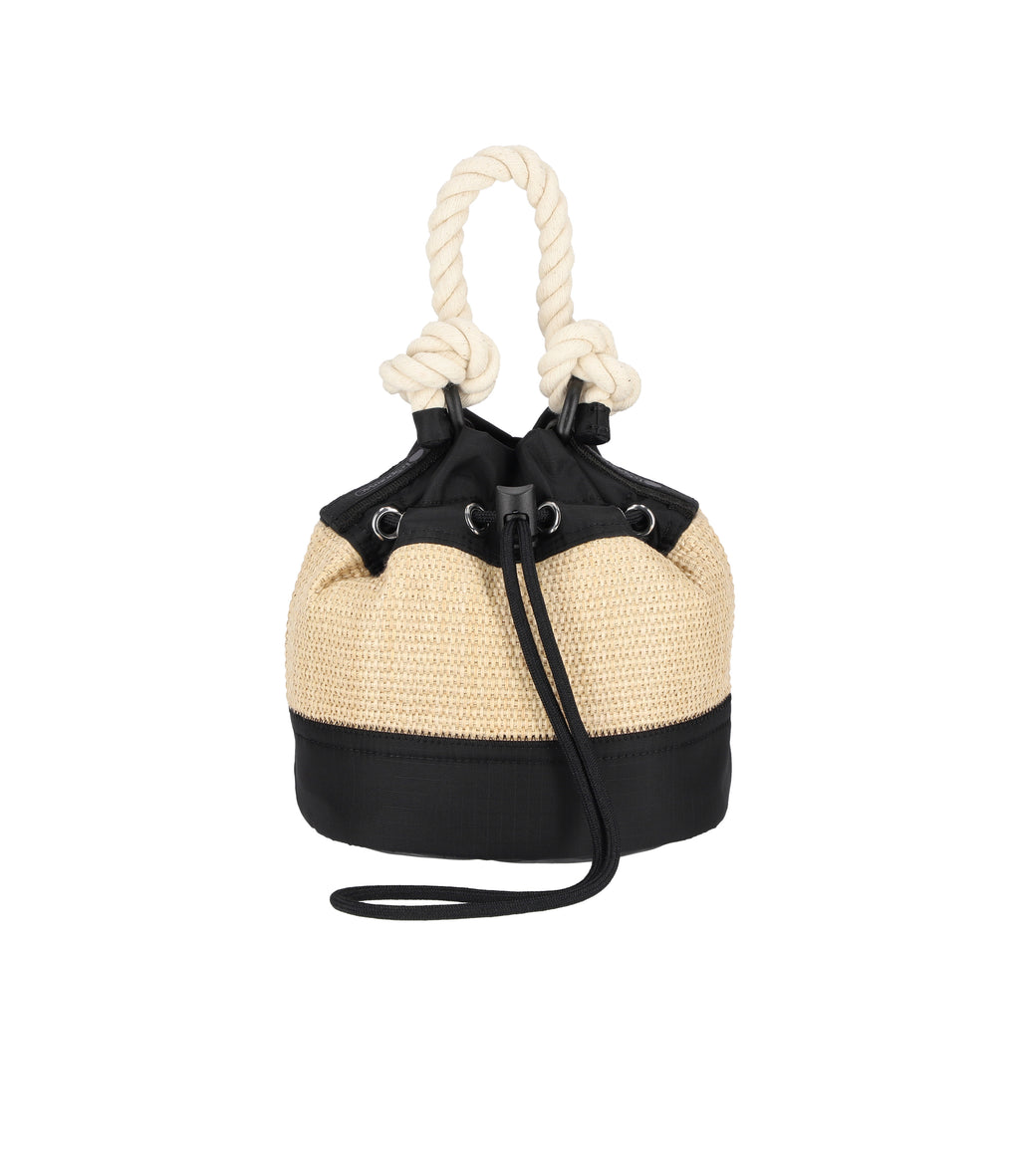 Raffia Mini Bucket - 27466956734512