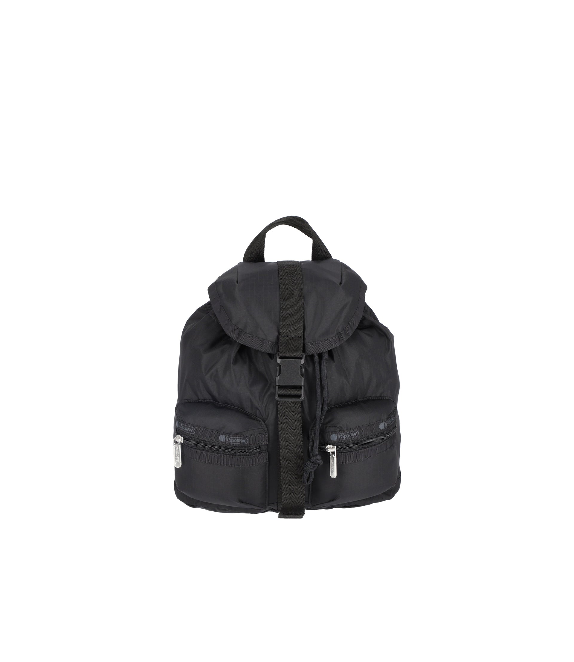 Solid Black Small Voyager Backpack