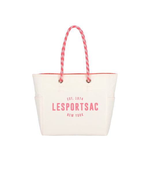 Medium Two-Way Tote - Two-Way Meringue/Coral Punch – LeSportsac