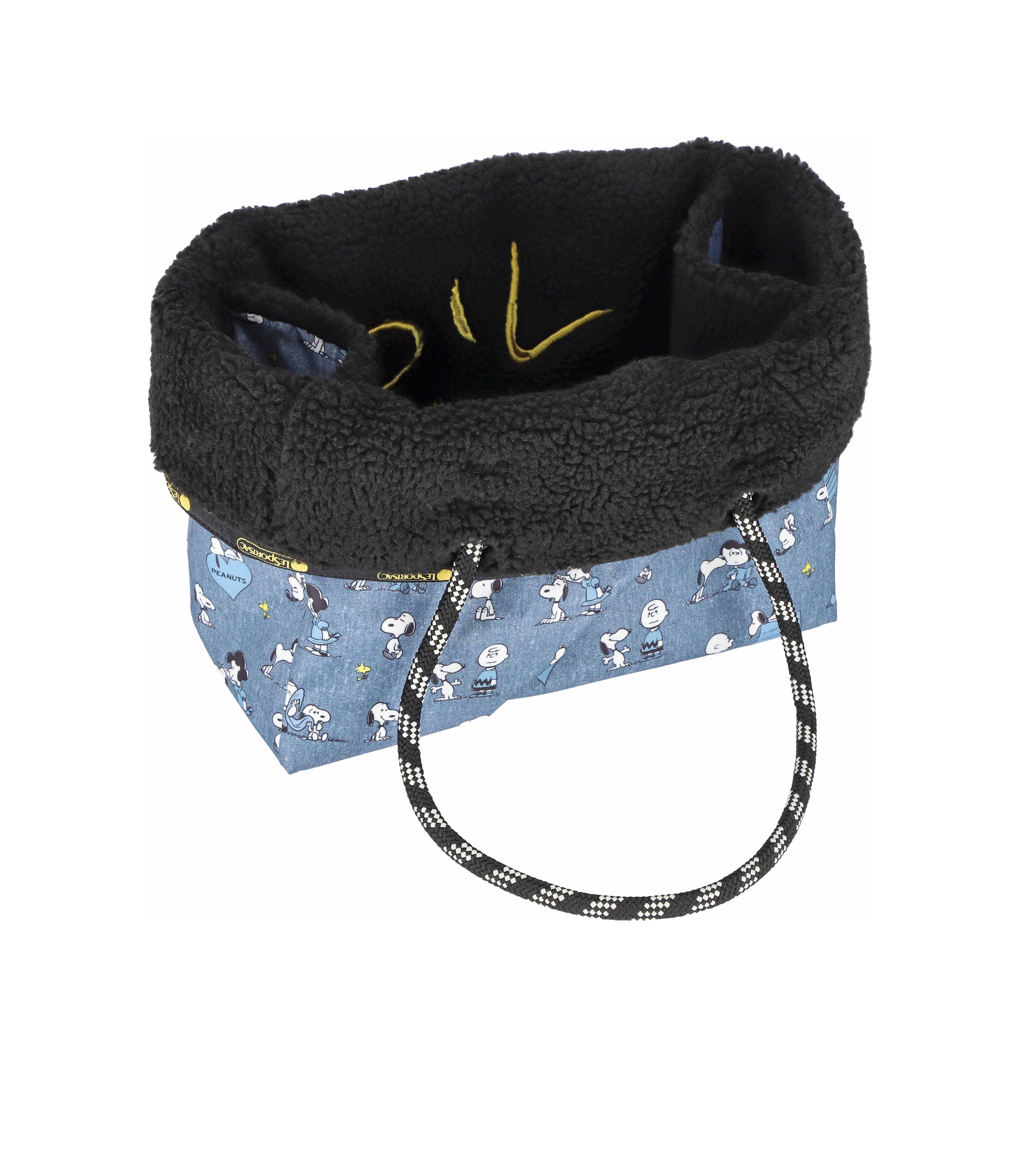 Two-Way Medium Tote - Two-Way Woodstock Black – LeSportsac