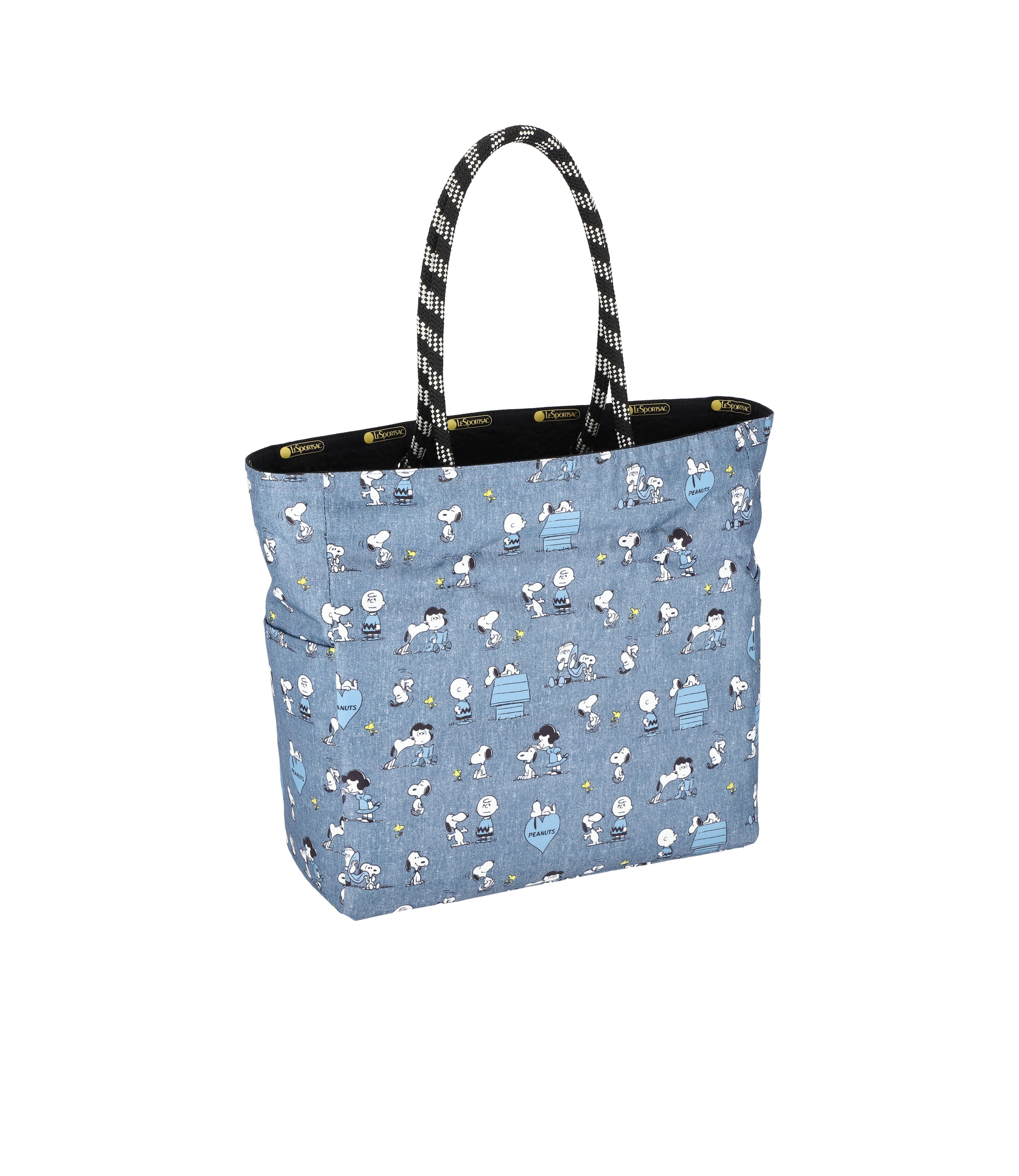 Two-Way Medium Tote - Two-Way Woodstock Black – LeSportsac