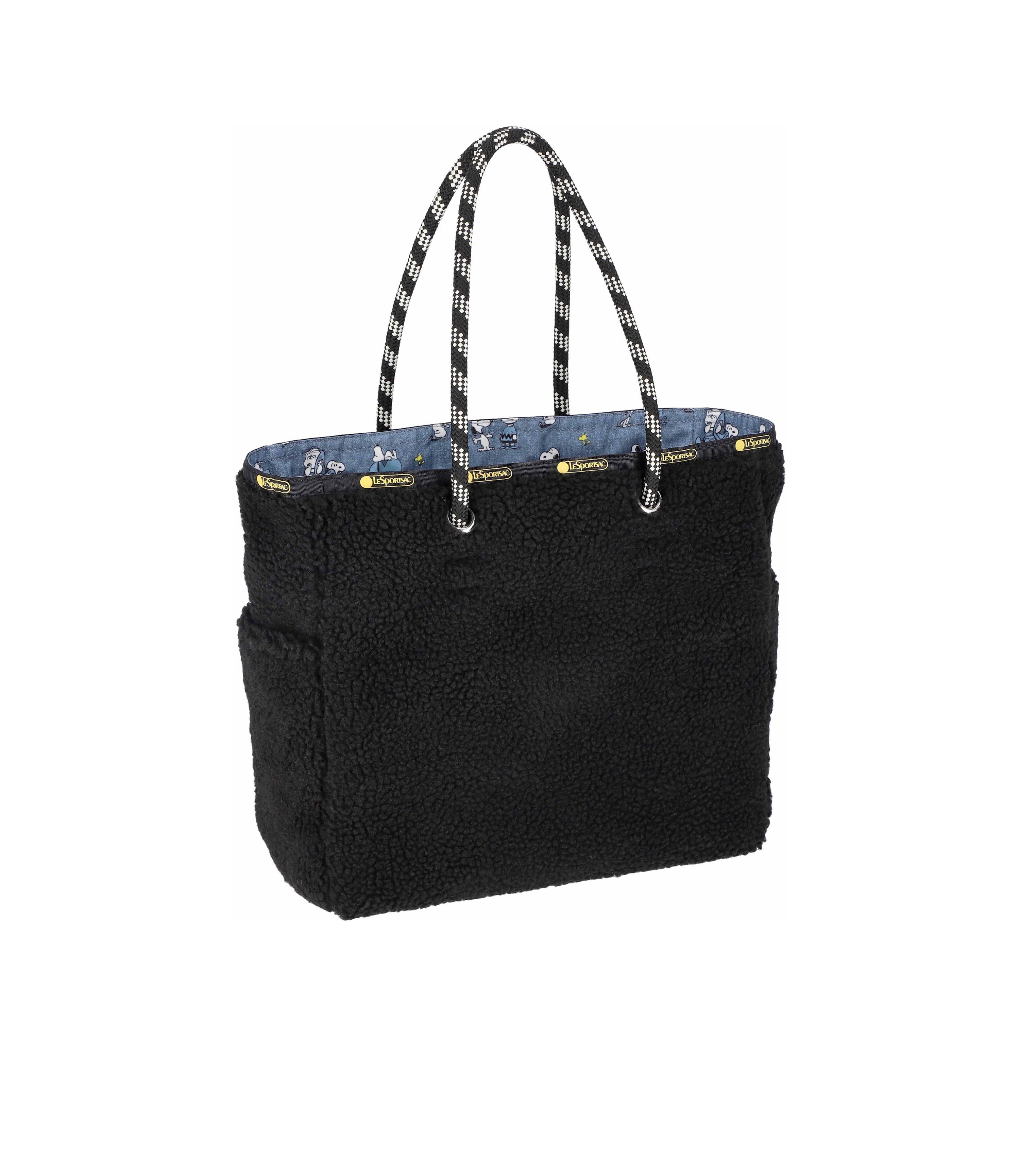 Two-Way Medium Tote - Two-Way Woodstock Black – LeSportsac