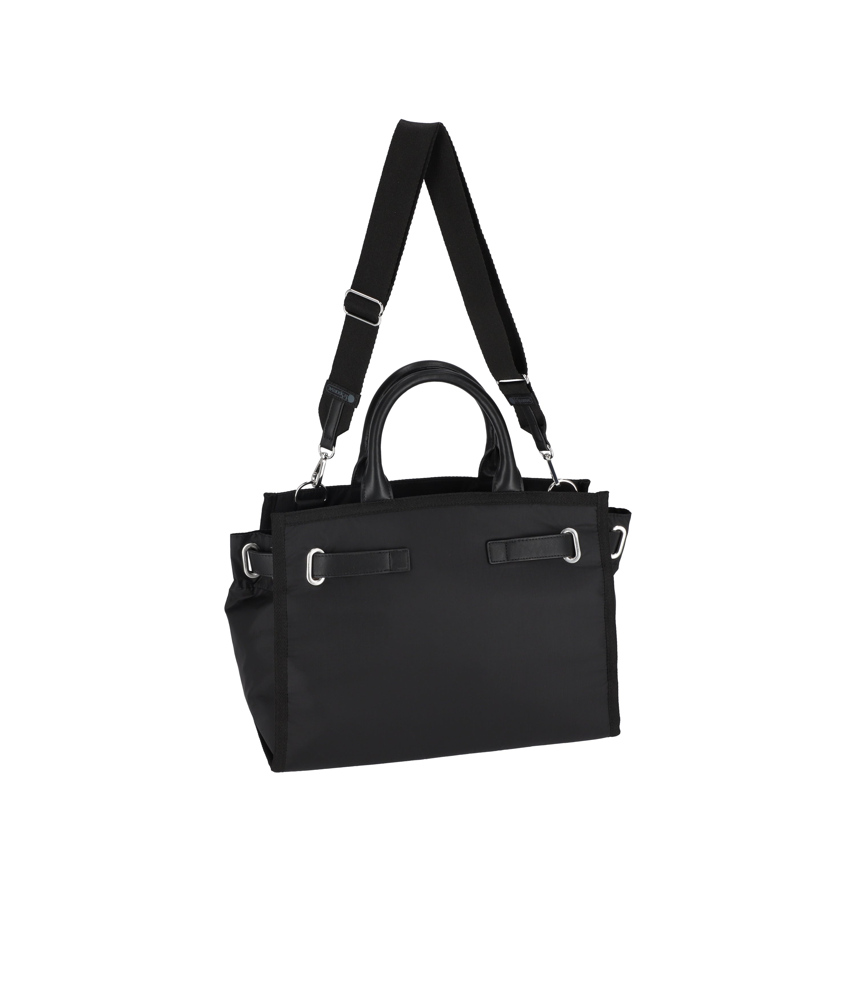★TOUT Y EST★ Simple shopper bag 62 ethnic fringe black G62 Black Fringed Shopper Handbag - Black Lonbali