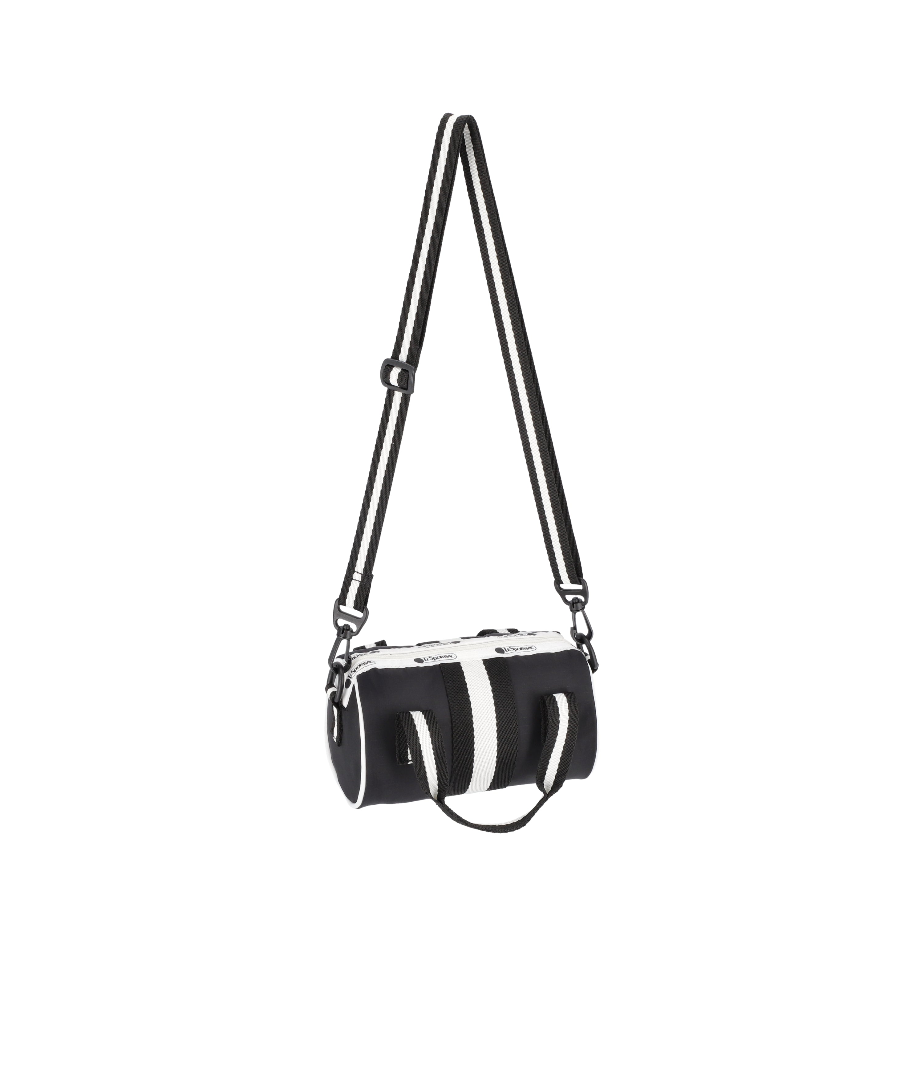 ■LeSportsac■ Spectator Black Small Rope Crossbody 1222E849 Spectator Black Mini Roll Bag | LeSportsac