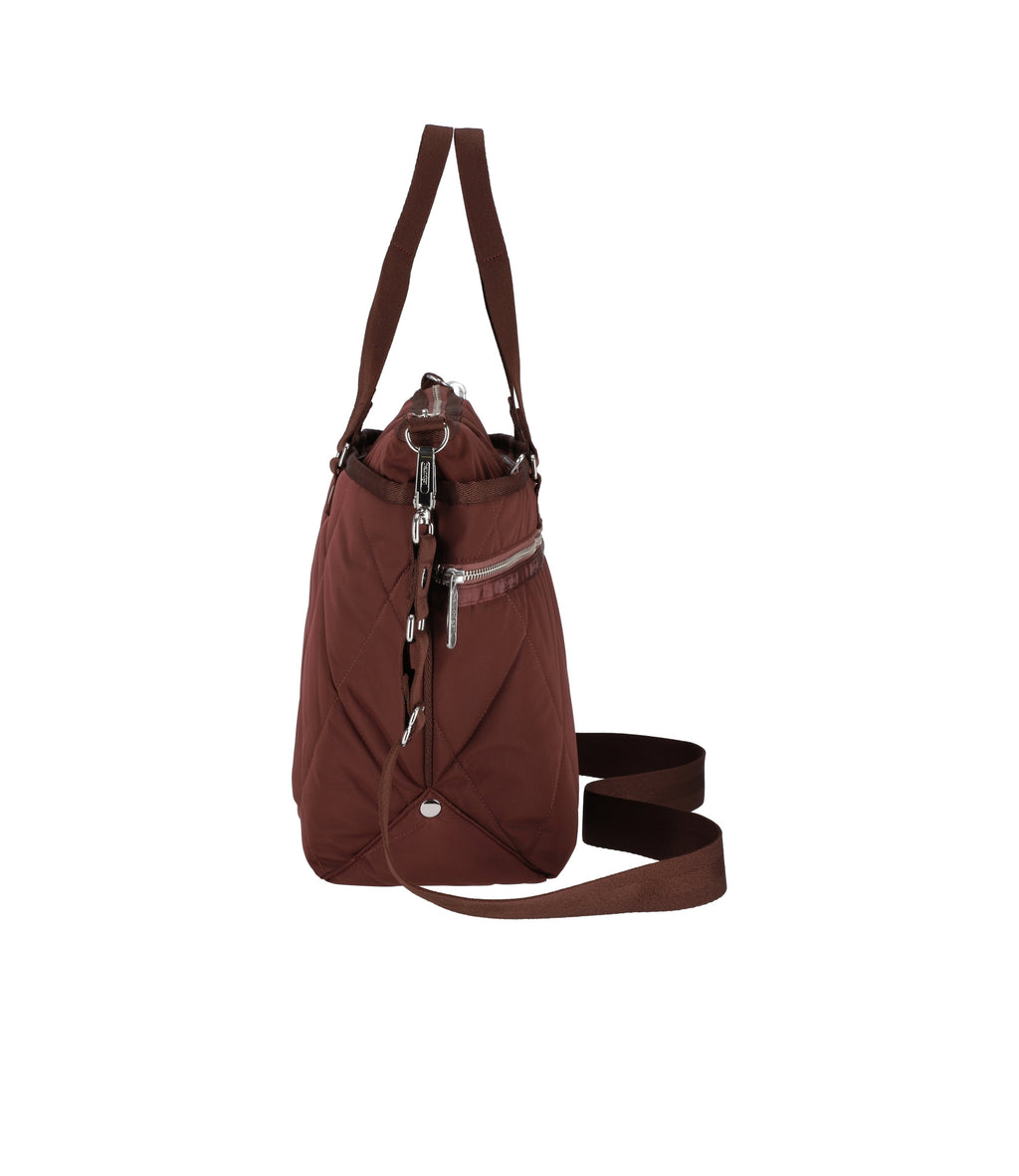 Quilted Zip Tote - 26533694898224
