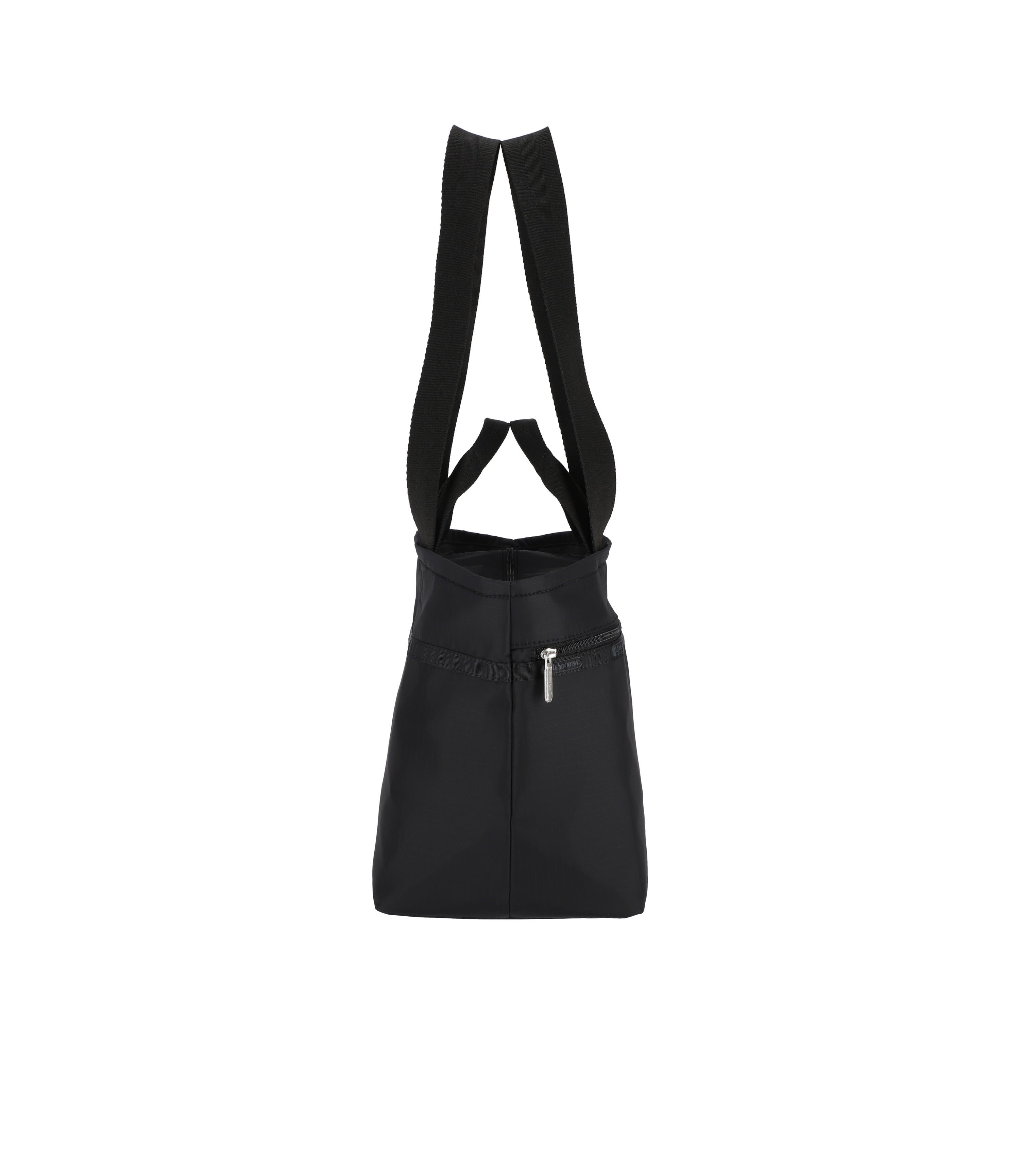 Solid Black Two Handle Zip Tote | LeSportsac