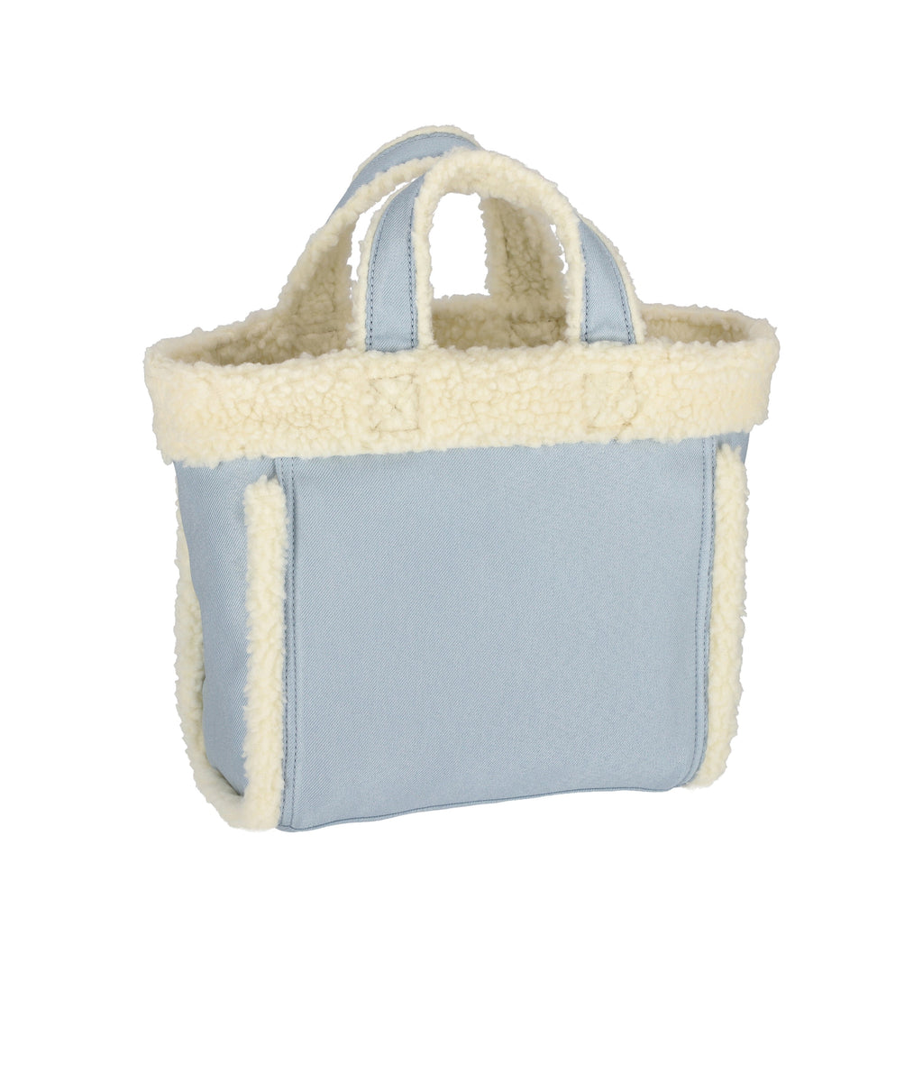 Small Two-Way Denim Tote - 26436128833584