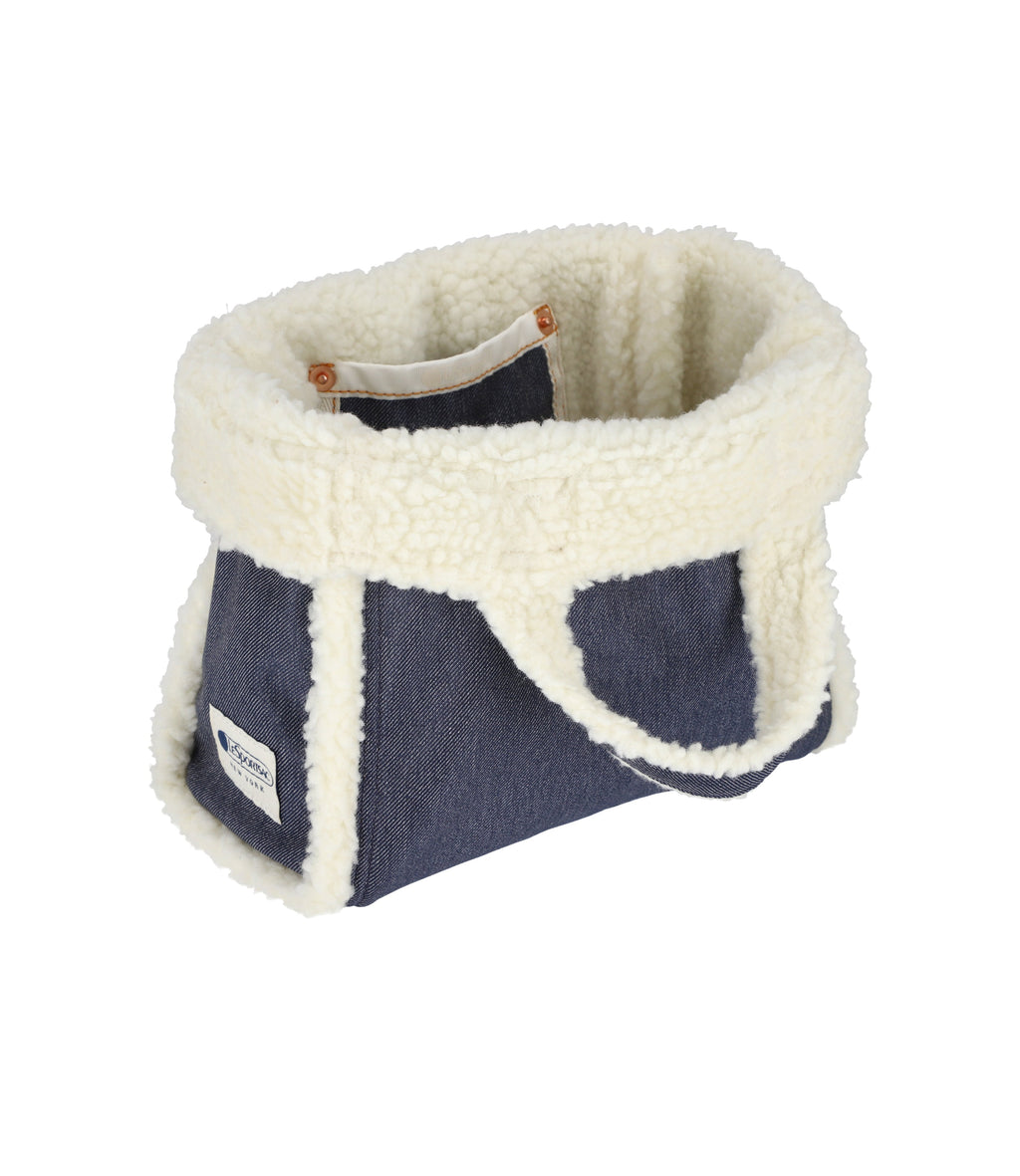 Small Two-Way Denim Tote - 26436129521712