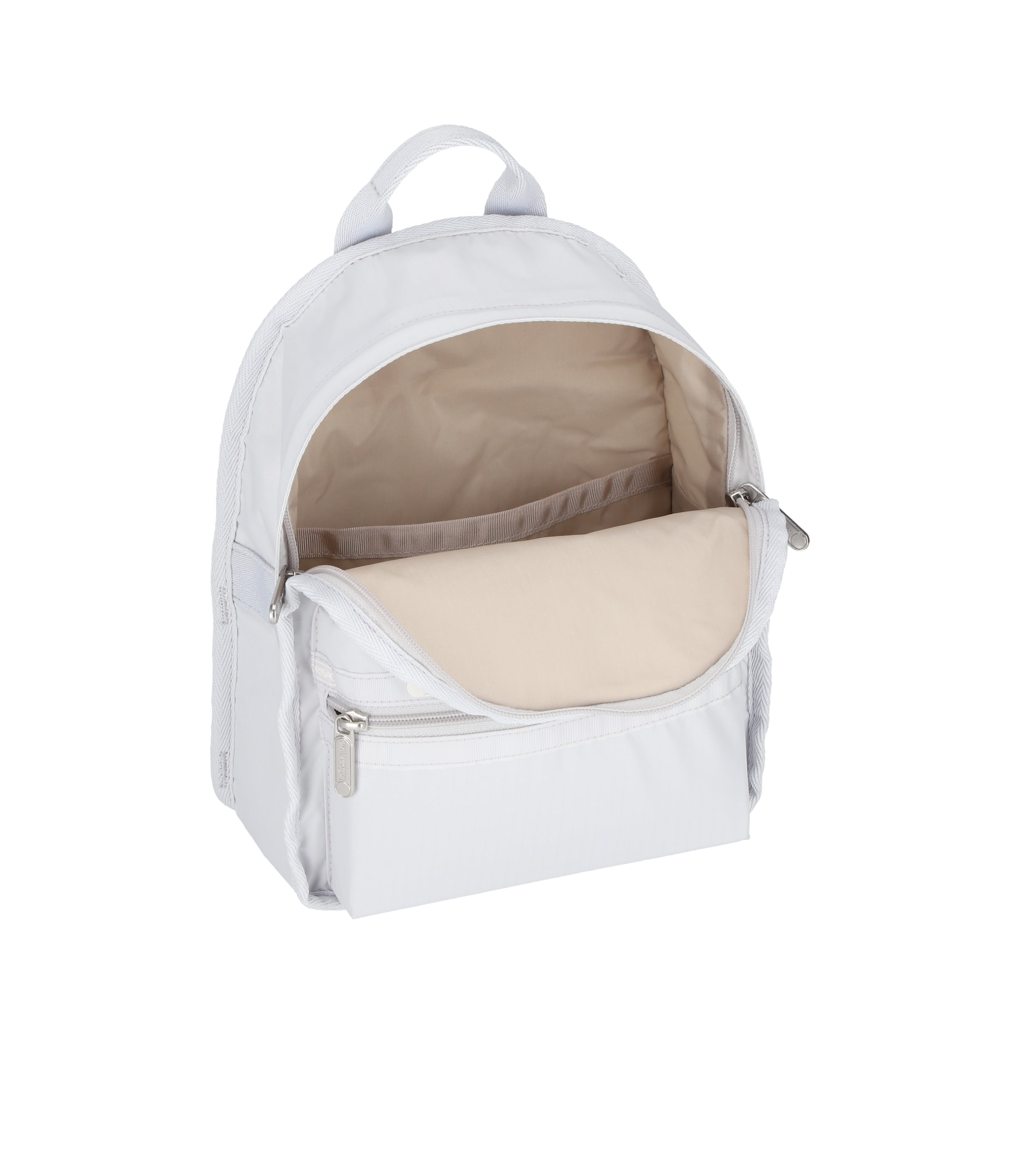 Mini Route Backpack - Pearl Gray solid – LeSportsac Mini Route Backpack - Pearl Gray solid – LeSportsac