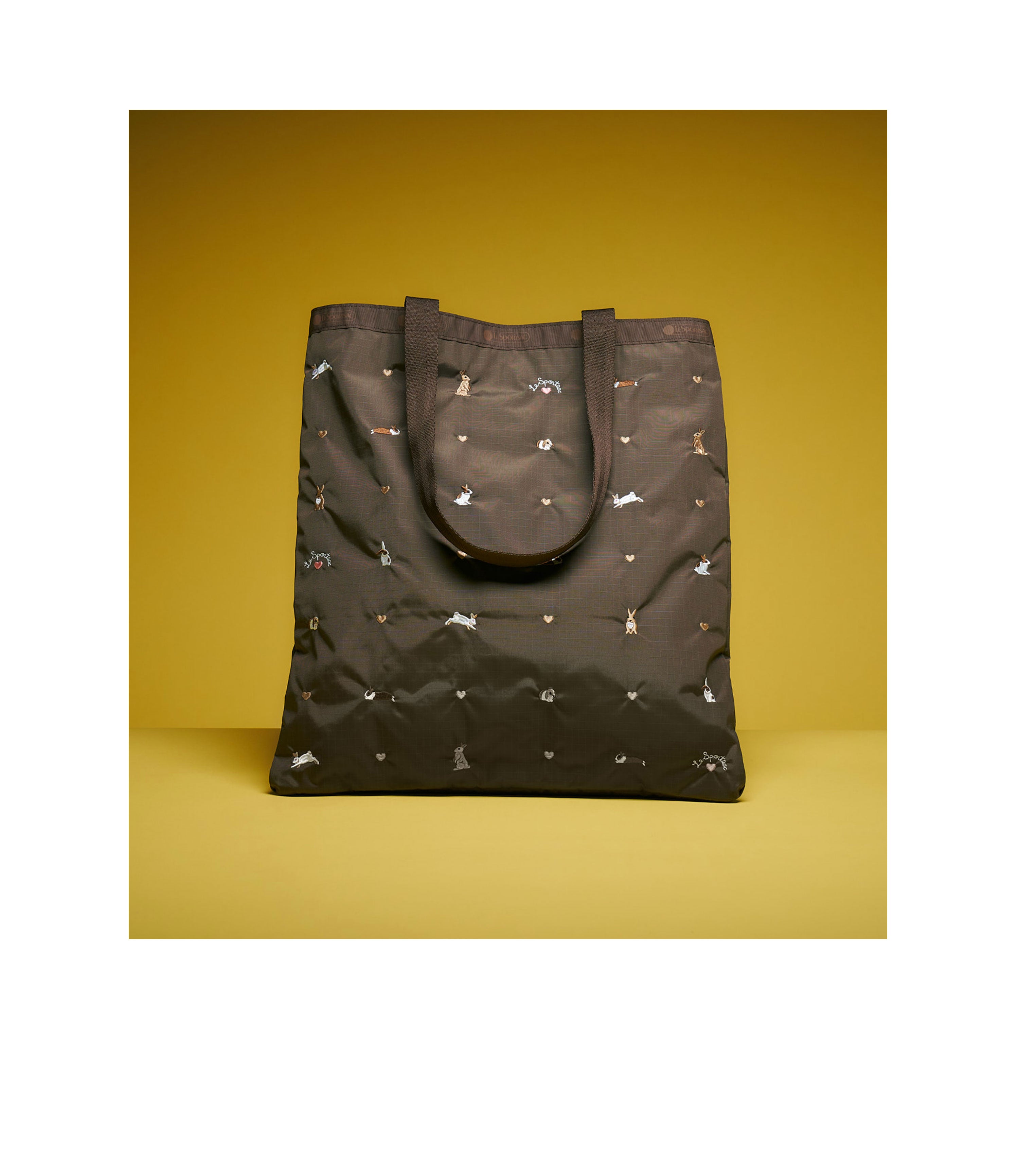 Large Emerald Tote - Bunny Embroidery – LeSportsac