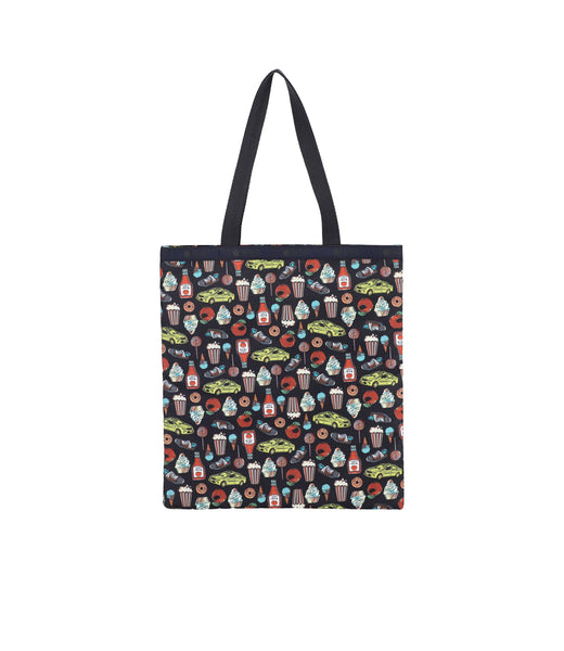 [Lesportsac x KUROMI]BOW LARGE EMERALD TOTEトート GALS!】LARGE EMERALD TOTEチョーフレンズ（トートバッグ