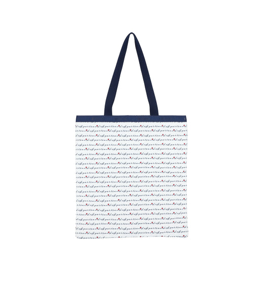 Large Emerald Tote - Marine Logo Border print – LeSportsac
