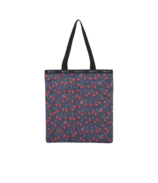 ■LeSportsac■LARGE EMERALD TOTE フリル Large Emerald Tote - Classical Cherry print – LeSportsac