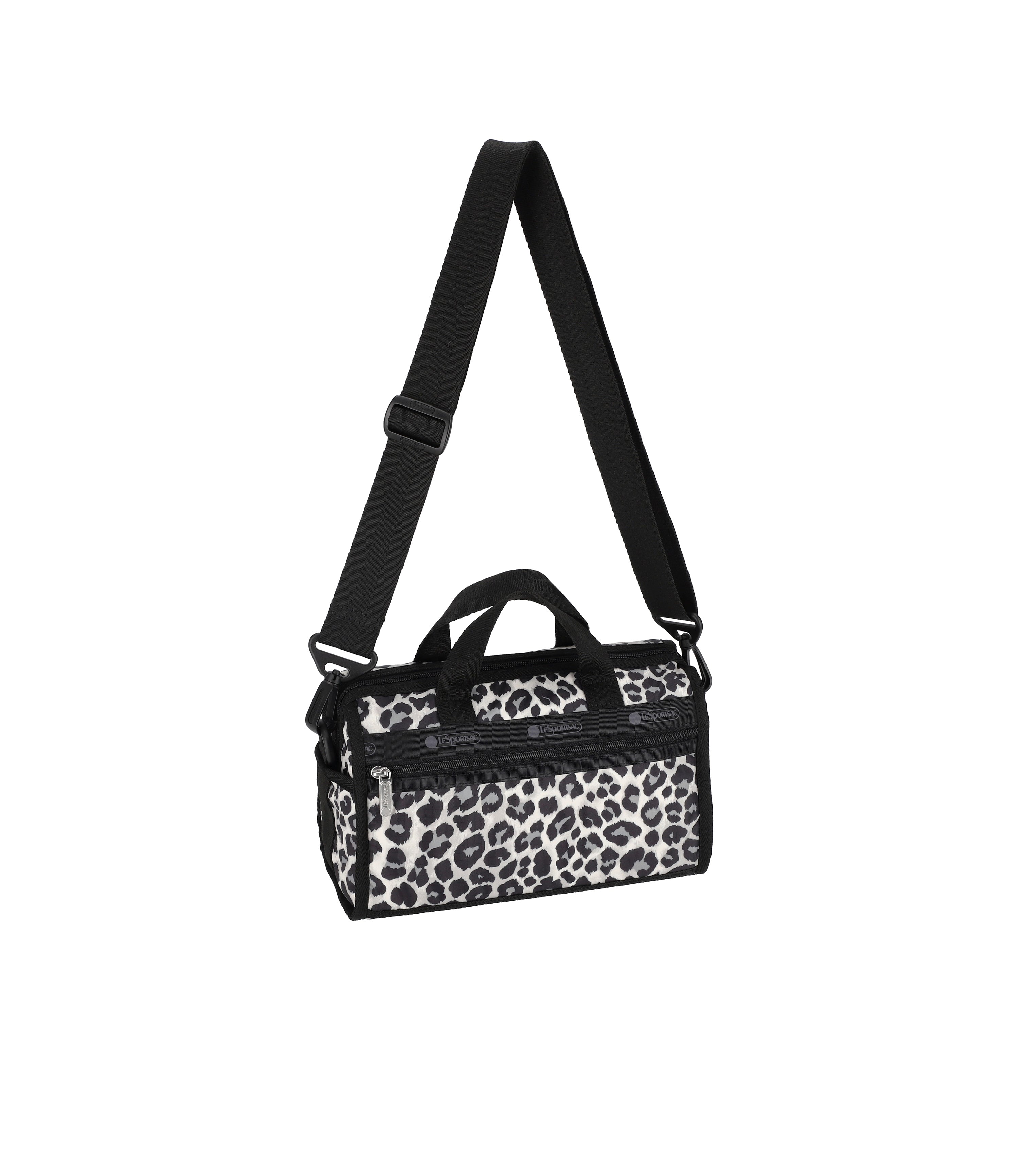 Mini Duffel Crossbody - Neutral Leopard print – LeSportsac