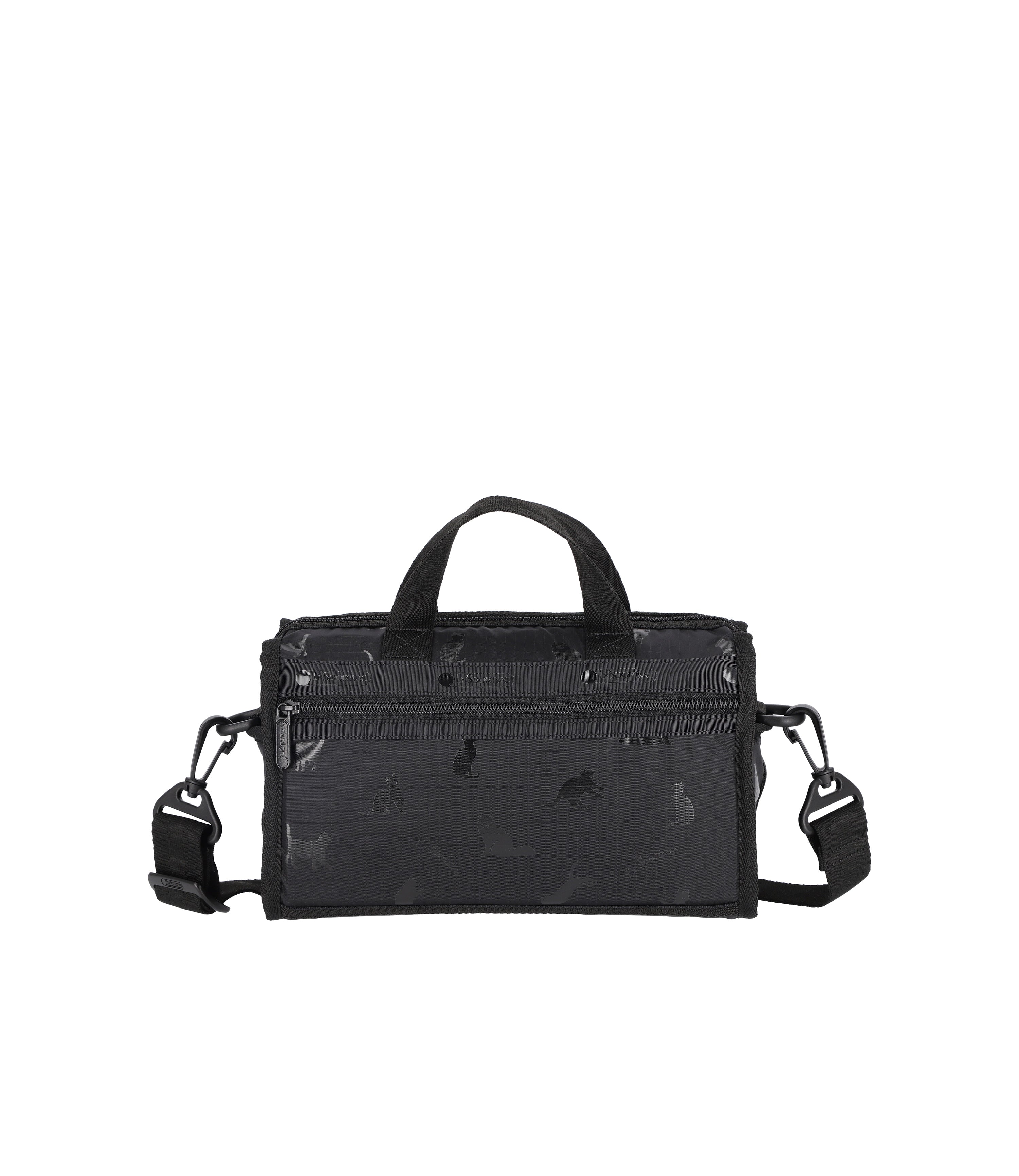 Mini Duffel Crossbody - Black Cats print – LeSportsac