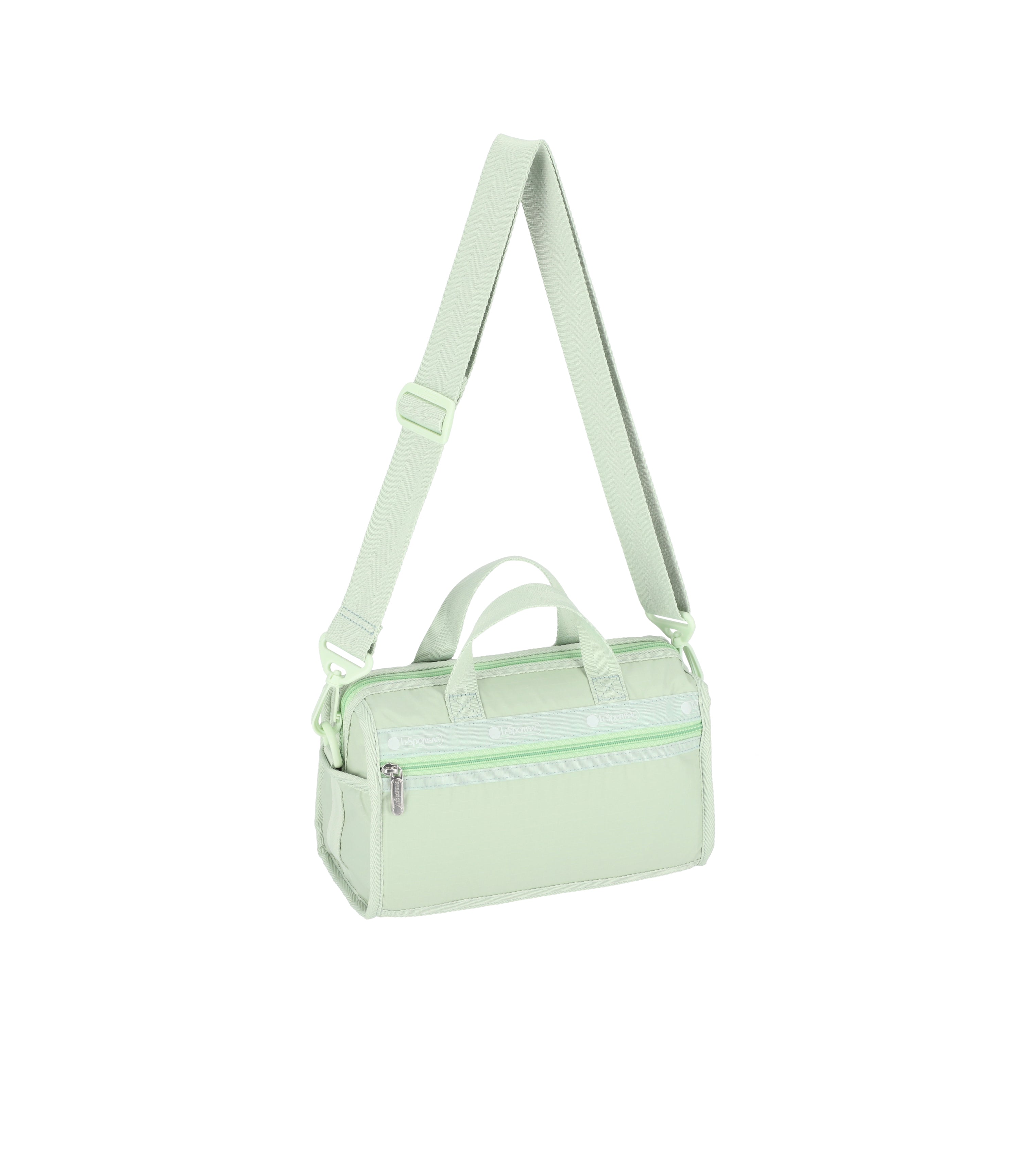 Mini Duffel Crossbody - Frosty Green solid – LeSportsac