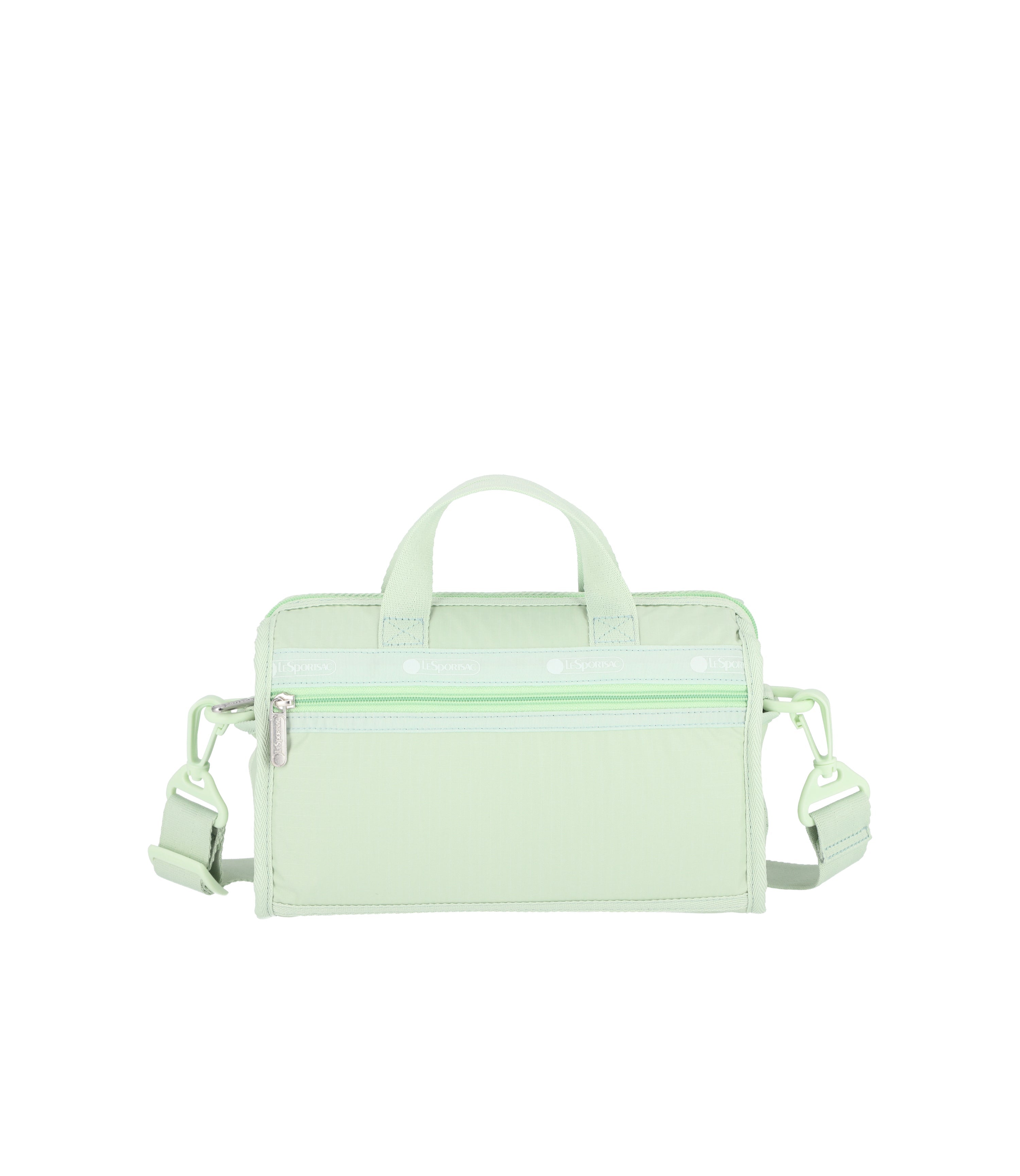 Mini Duffel Crossbody - Frosty Green solid – LeSportsac