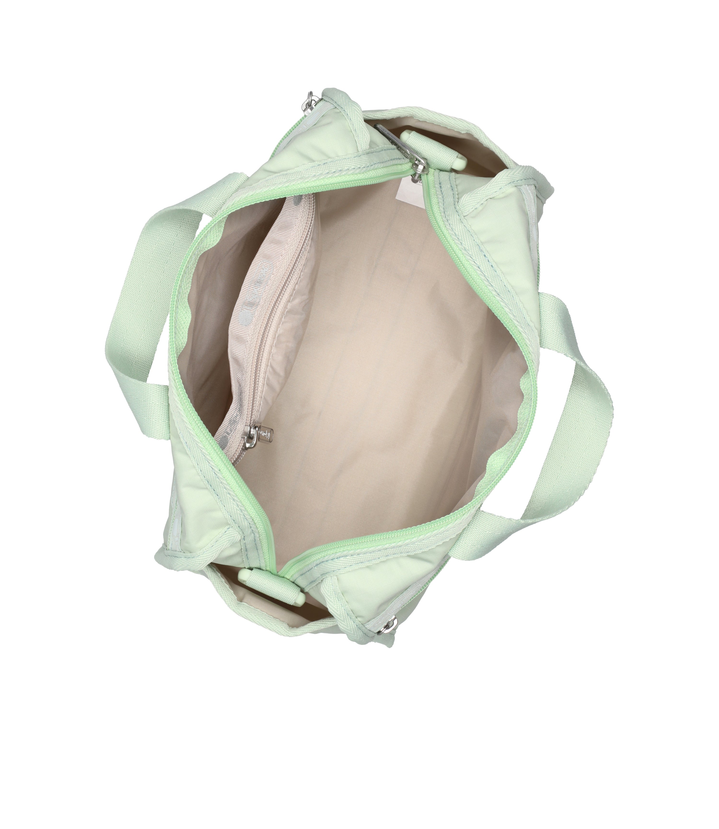 Mini Duffel Crossbody - Frosty Green solid – LeSportsac