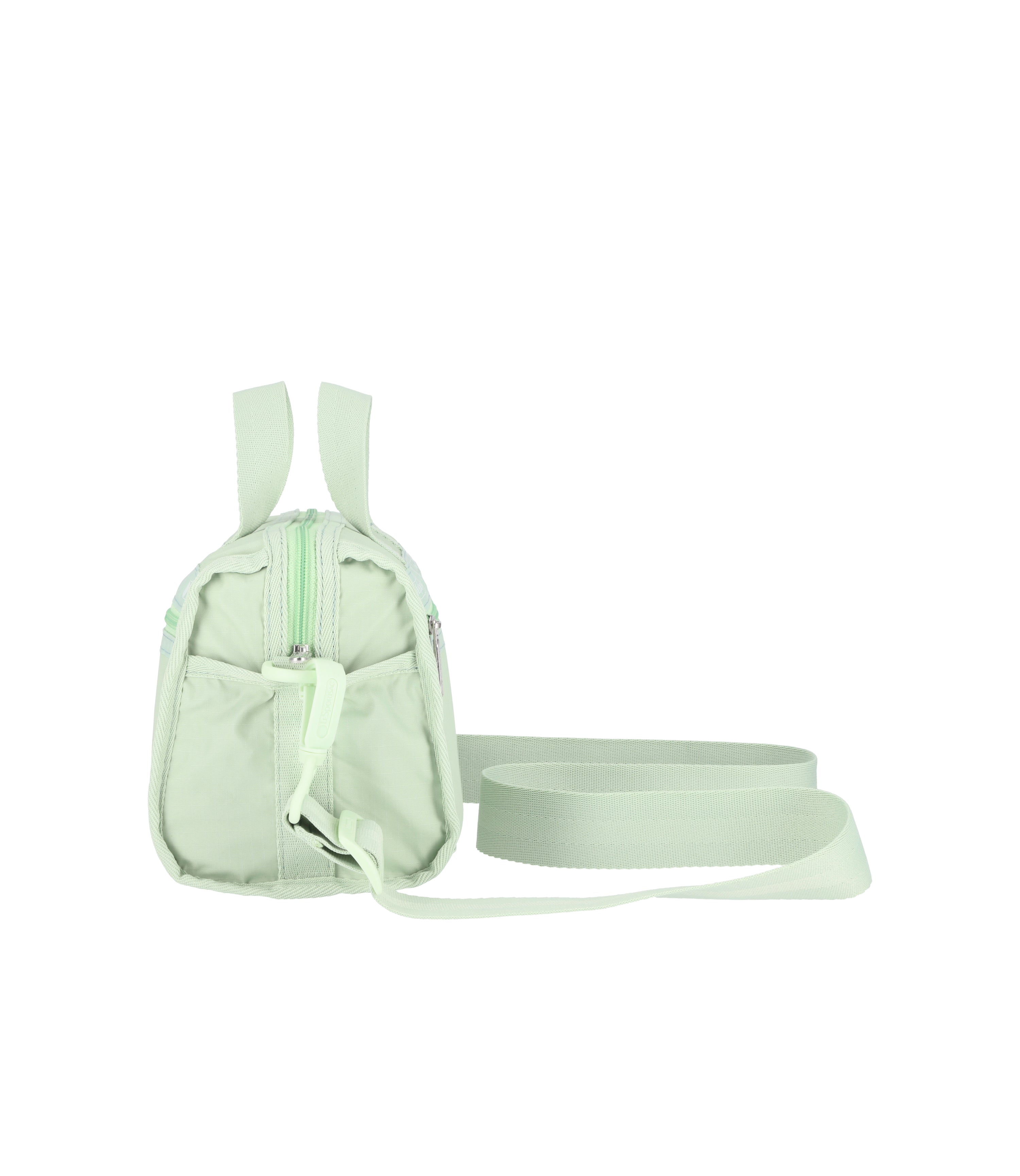 Mini Duffel Crossbody - Frosty Green solid – LeSportsac