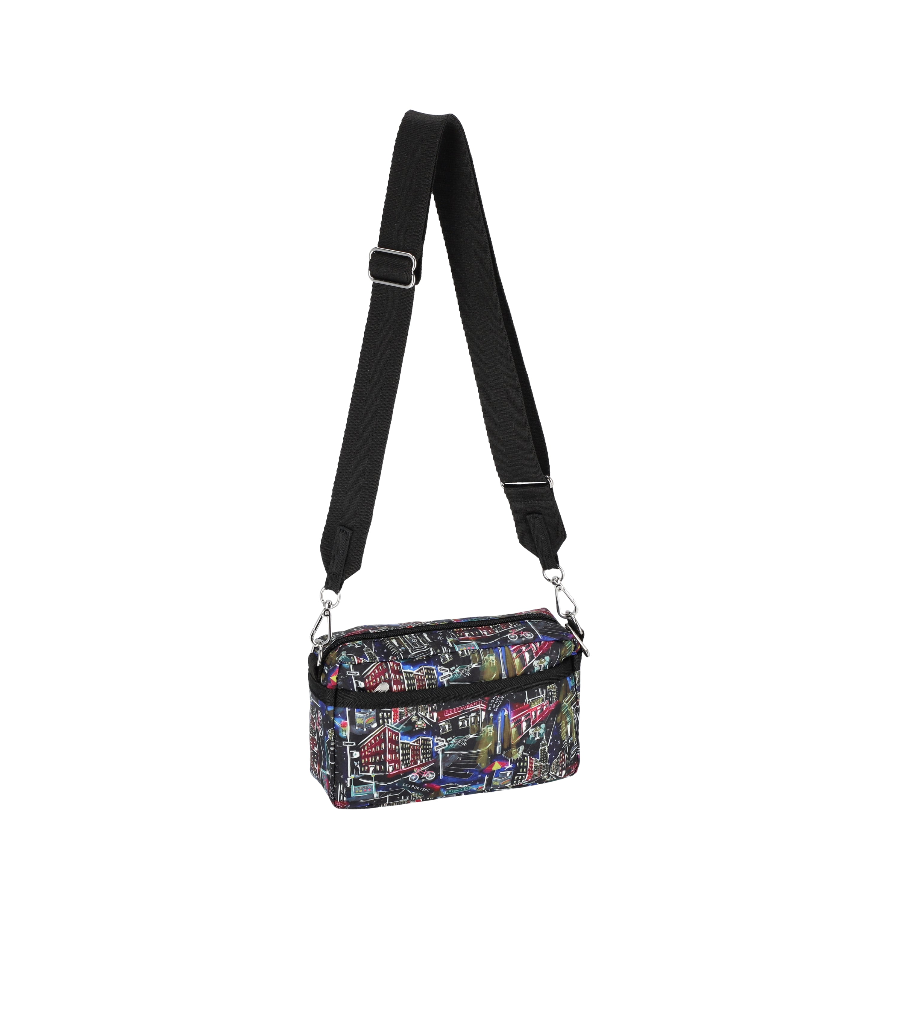 East/West Phone Crossbody - NYC Winter Black print – LeSportsac