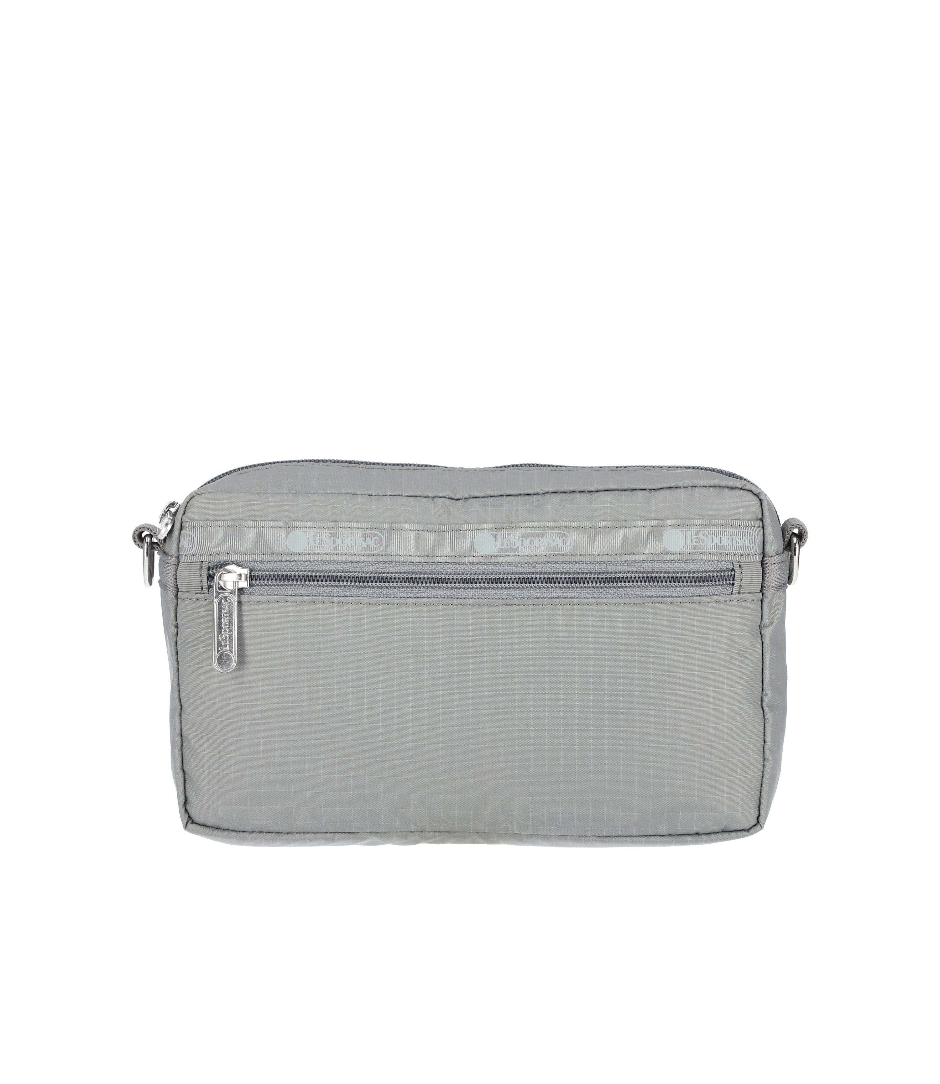 ★LeSportsac★ Sage green EW double pocket cross bag 1209R18 East/West Phone Crossbody - Dove Grey solid – LeSportsac