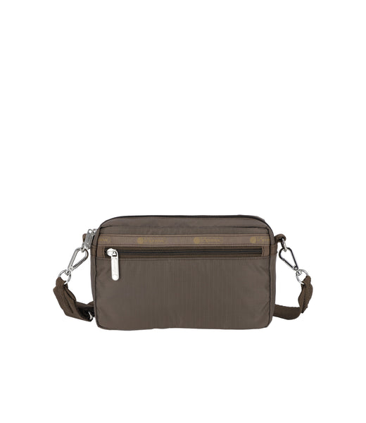 East/West Phone Crossbody - Dark Chocolate solid – LeSportsac
