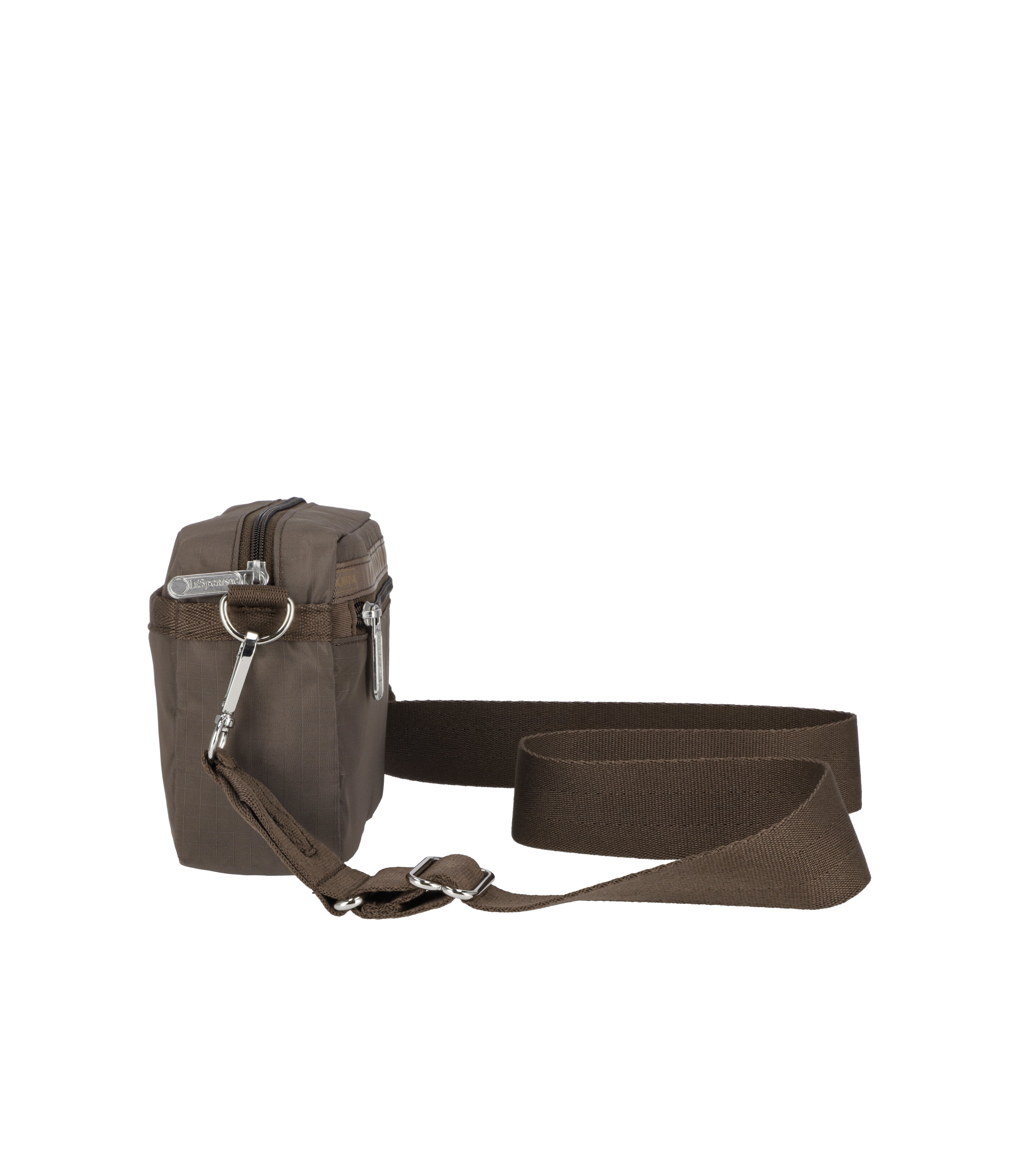 East/West Phone Crossbody - Dark Chocolate solid – LeSportsac