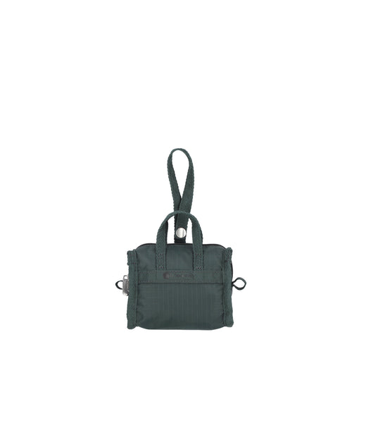 ★LeSportsac★ Black Shine Micro Roll Charm 1021M135 Micro Weekender Charm - Black – LeSportsac