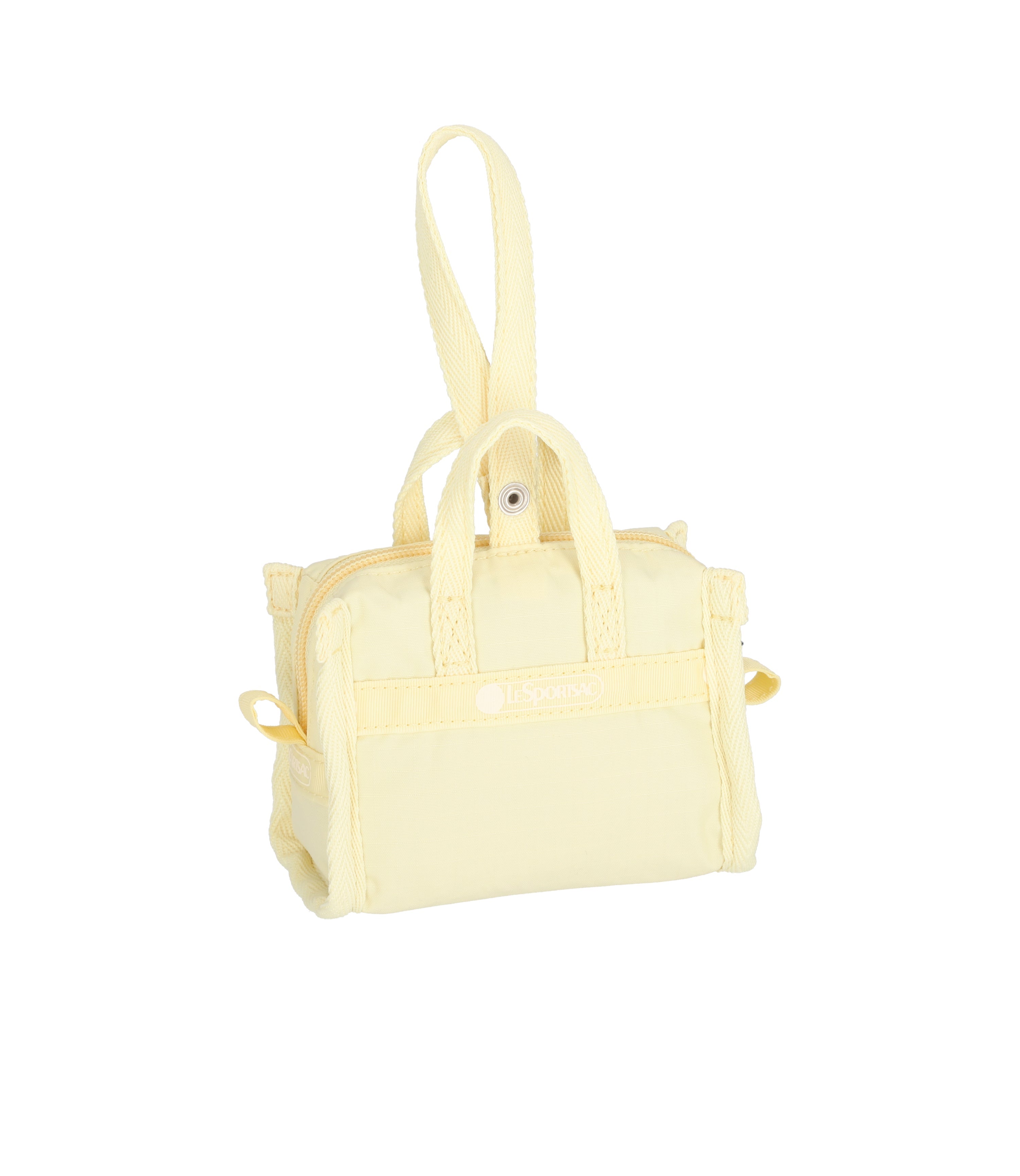 Micro Weekender Charm - Lemon Meringue solid – LeSportsac