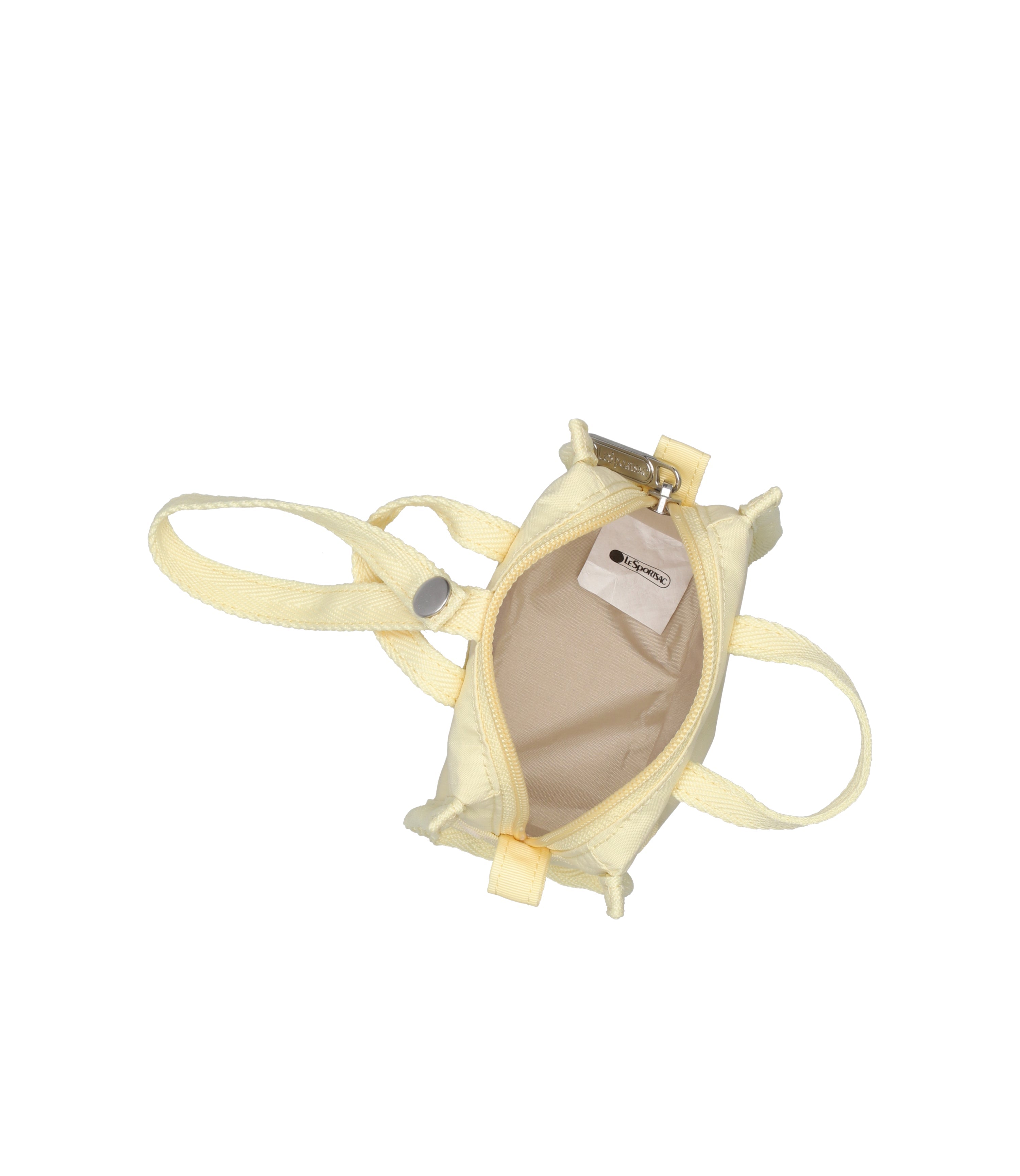 Micro Weekender Charm - Lemon Meringue solid – LeSportsac