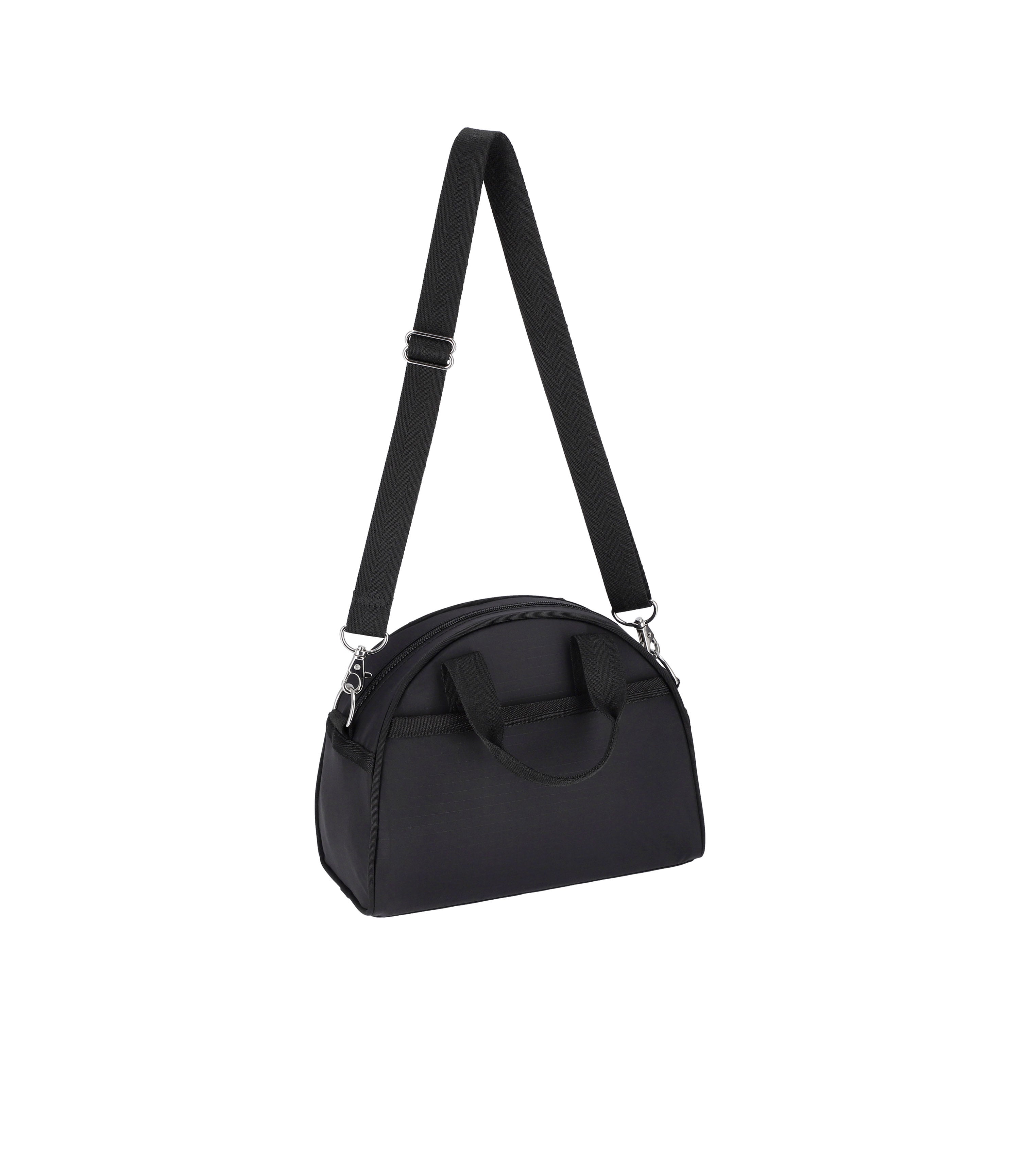 Round Small Satchel - Black solid – LeSportsac
