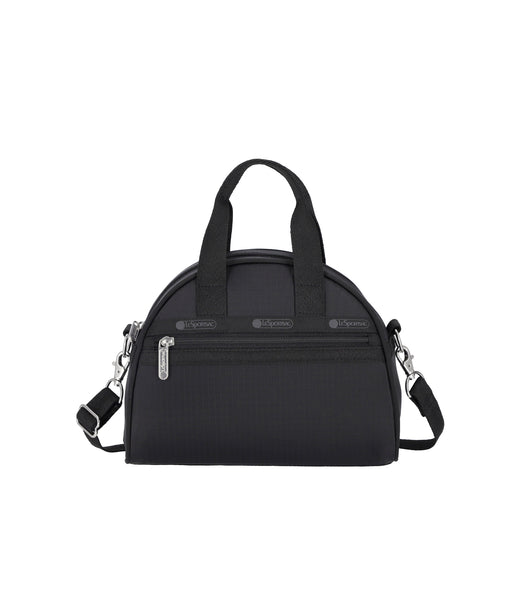 Round Small Satchel - Black solid – LeSportsac