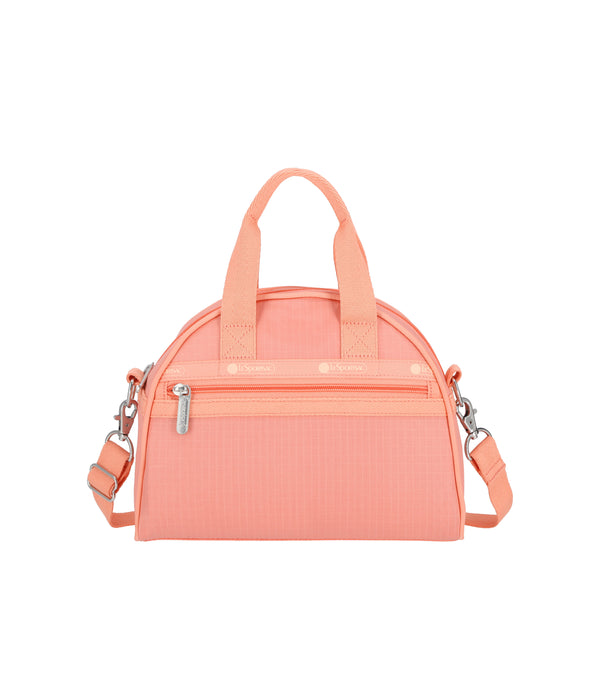 LeSportsac - Handbags - Round Small Satchel - Coral Punch solid