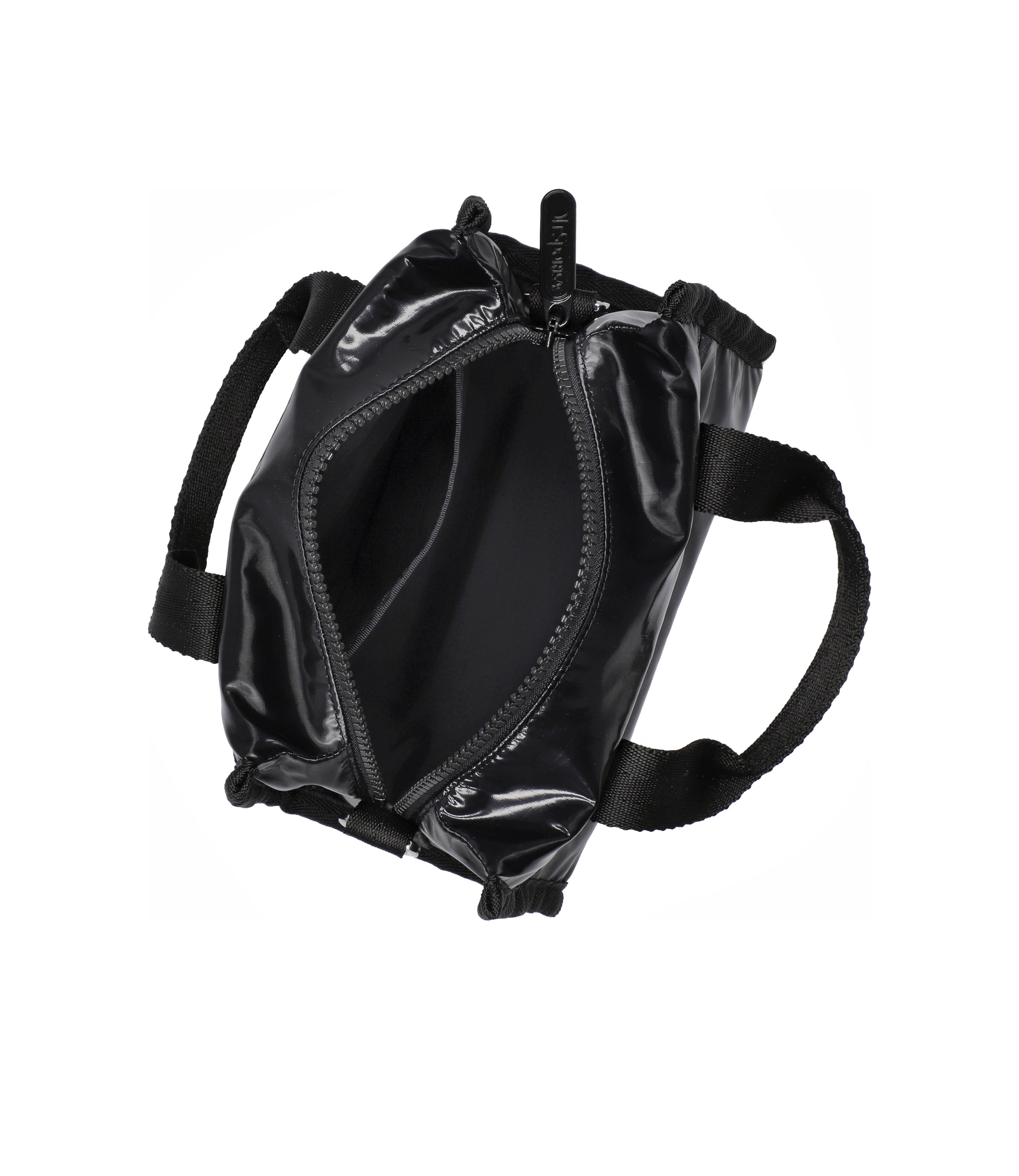 East/West Shoulder Satchel - Black Shine – LeSportsac