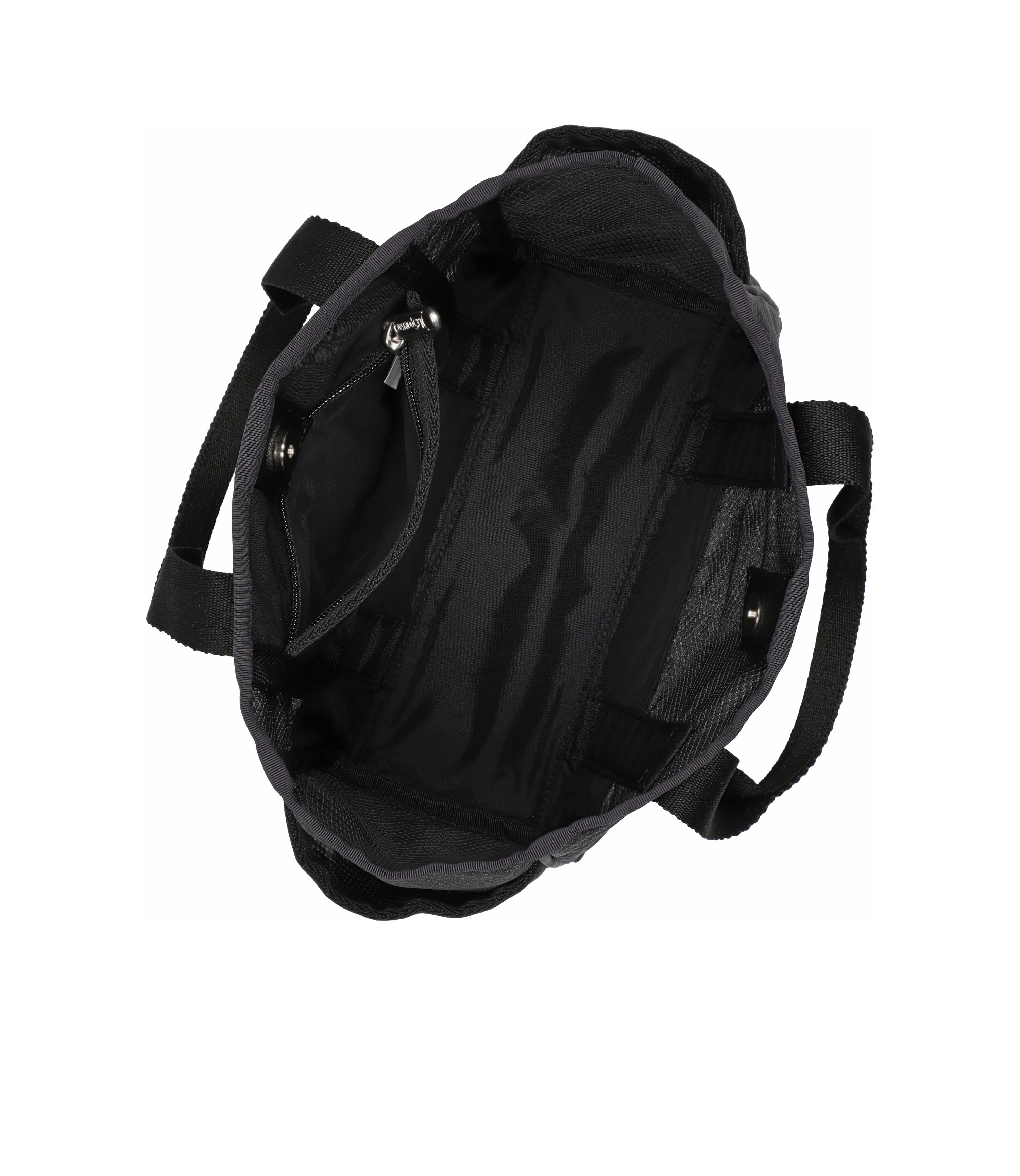 Sheer Medium Open Tote - Black Sheer – LeSportsac