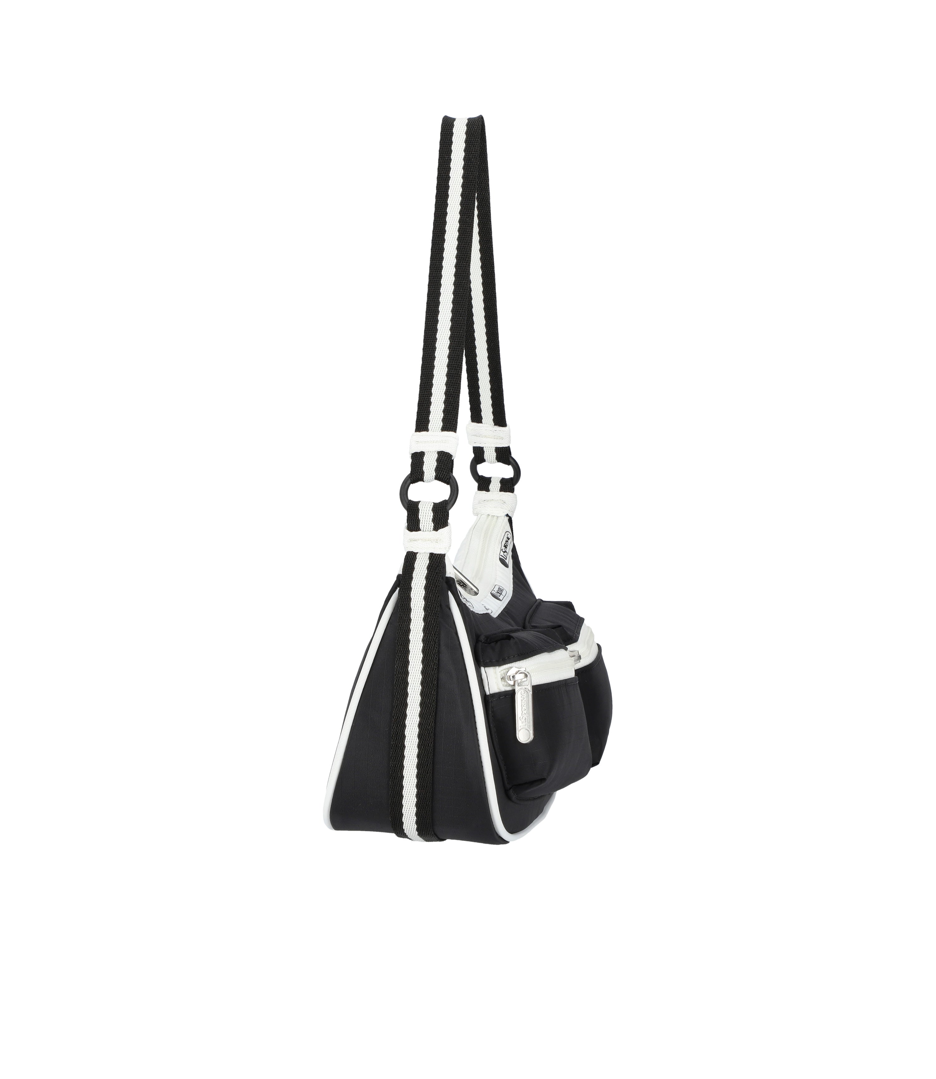 Double Pocket Shoulder Bag - Spectator Black – LeSportsac