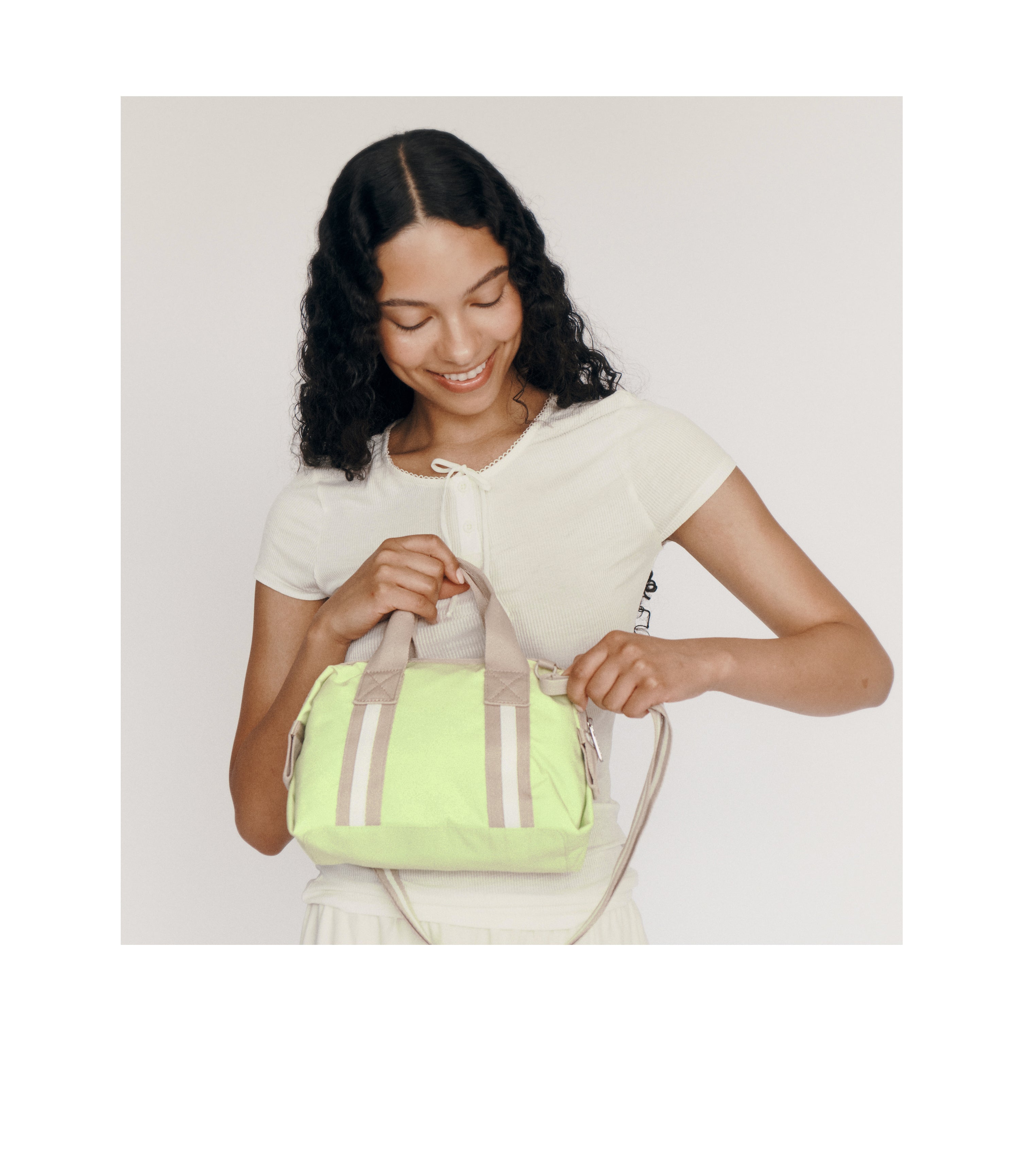 Top Handle Satchel - Spectator Lime/Bone – LeSportsac
