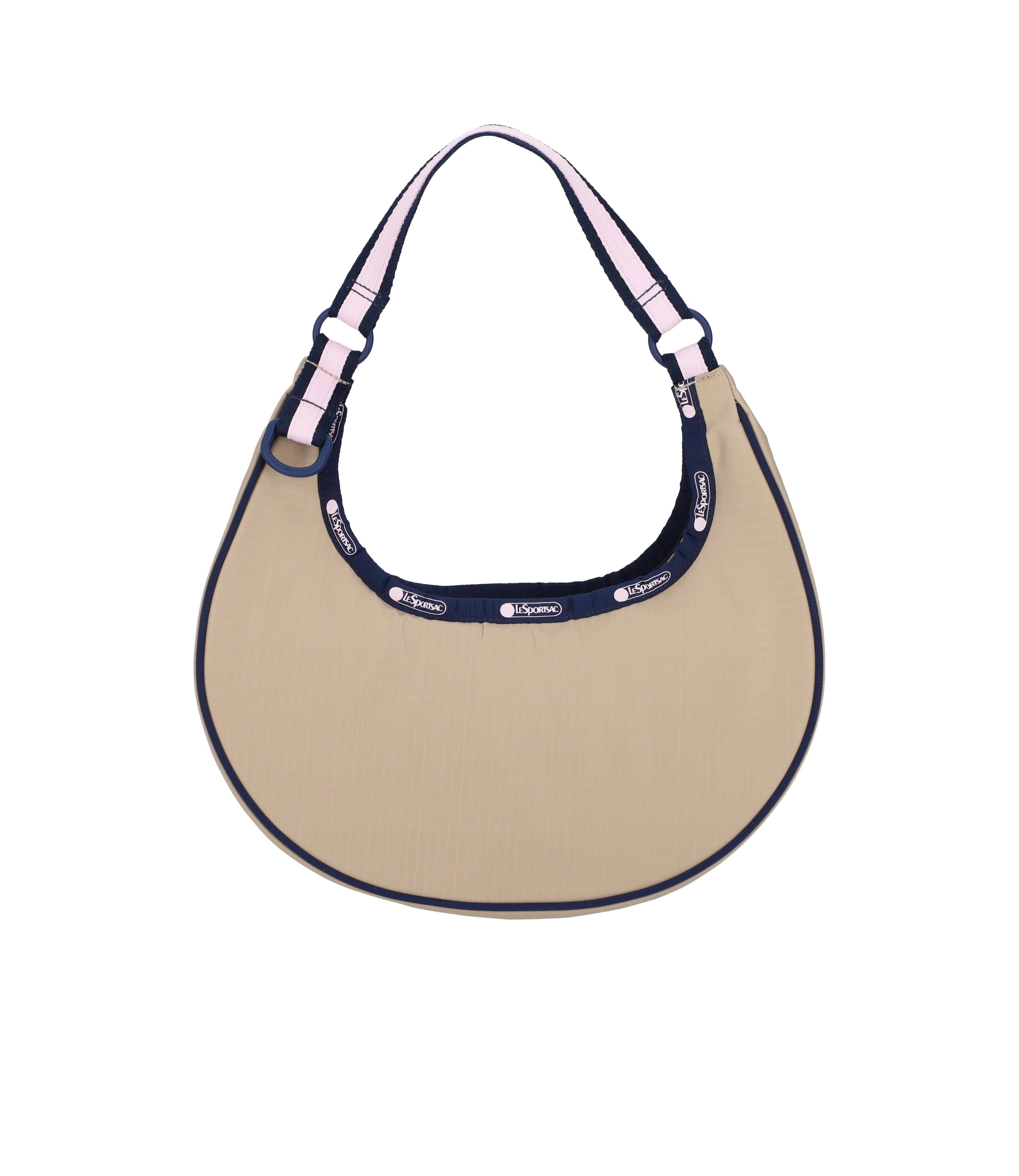 Small Crescent Shoulder Bag - Spectator Bone/Navy – LeSportsac