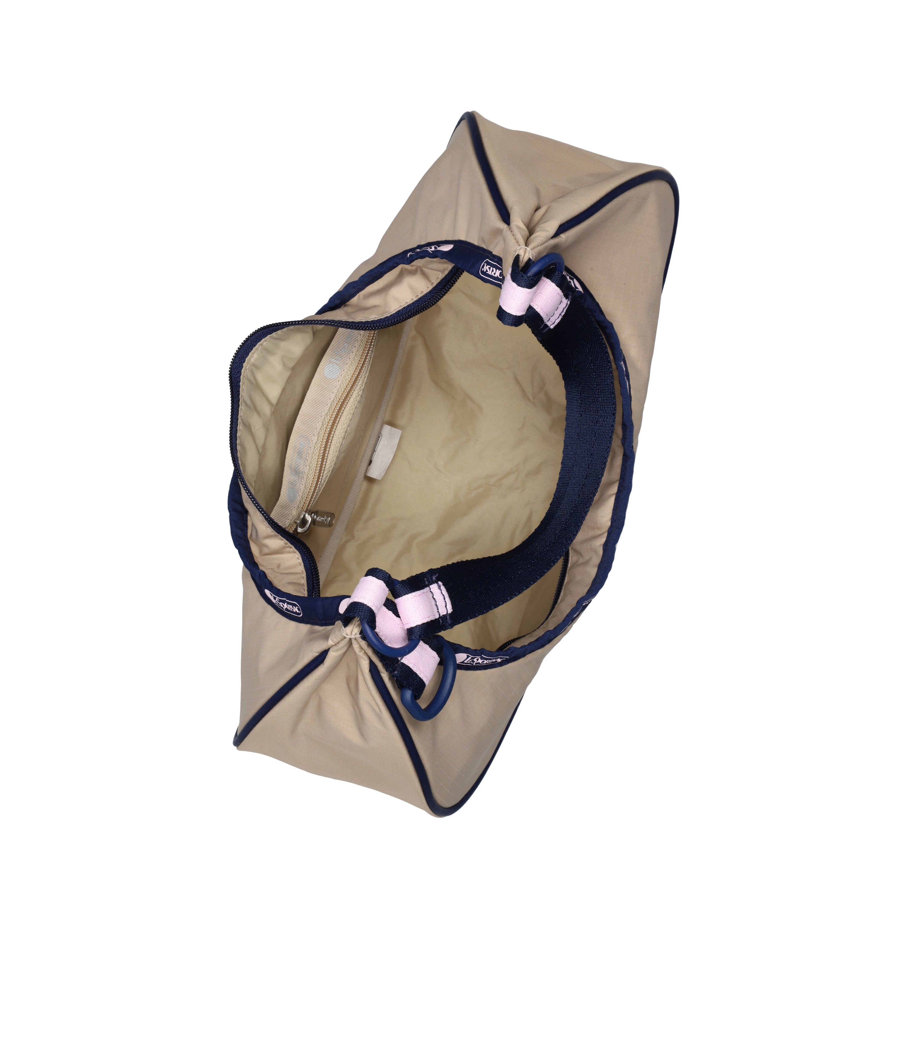 Small Crescent Shoulder Bag - Spectator Bone/Navy – LeSportsac