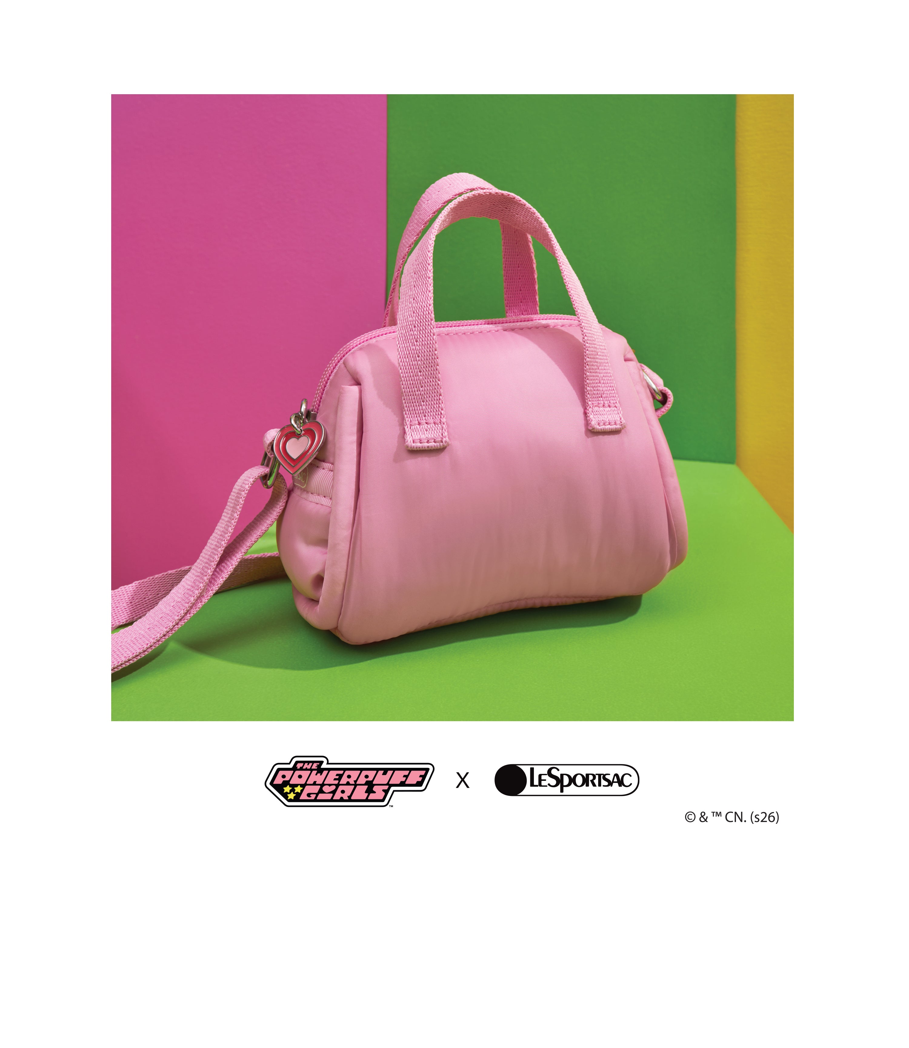 Puffy Micro Duffel Crossbody - The Powerpuff Girls™ Pink Sheen