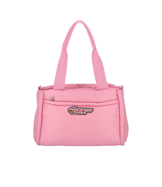 Puffy Top Handle Tote - The Powerpuff Girls™ Pink Sheen – LeSportsac