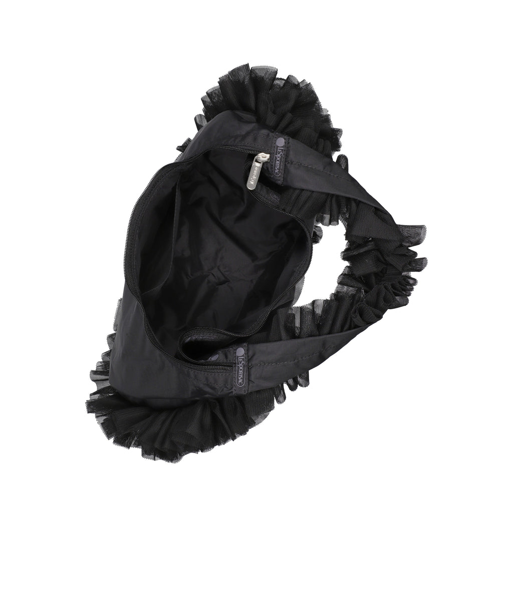 Ruffle Zip Hobo - 29309110353968