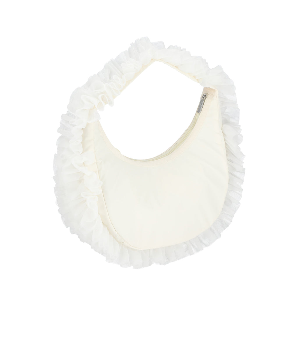 Ruffle Zip Hobo - 29309110419504