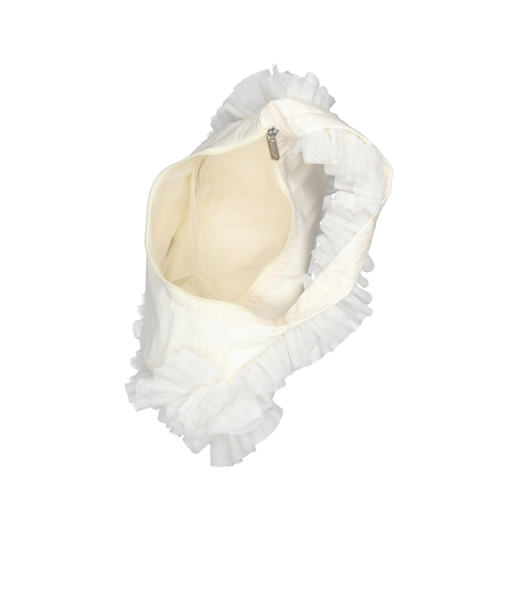 Ruffle Zip Hobo - 29309110485040