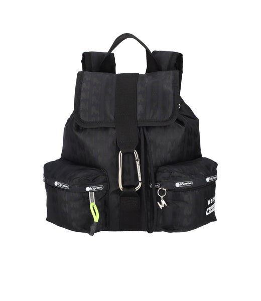 MSGM Voyager Backpack - Voyager Black Jacquard – LeSportsac display picture 1