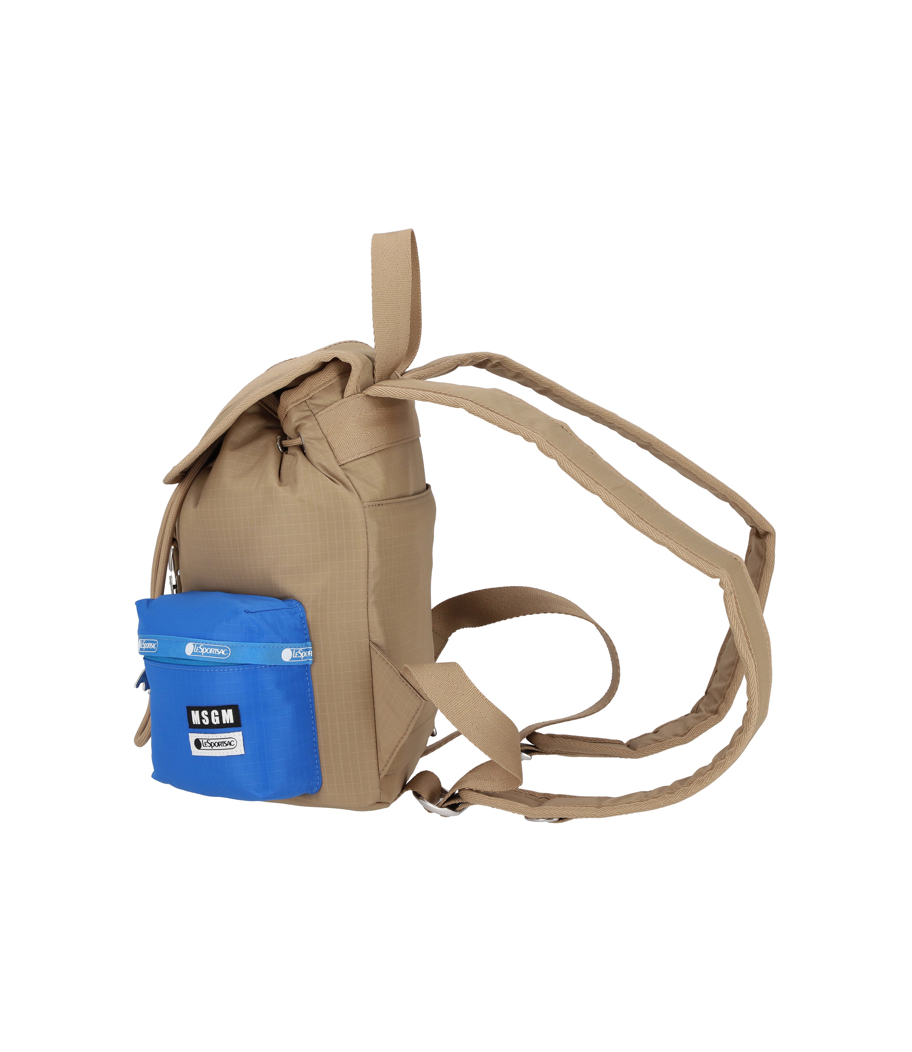 MSGM Voyager Backpack - Voyager Khaki/Blue – LeSportsac