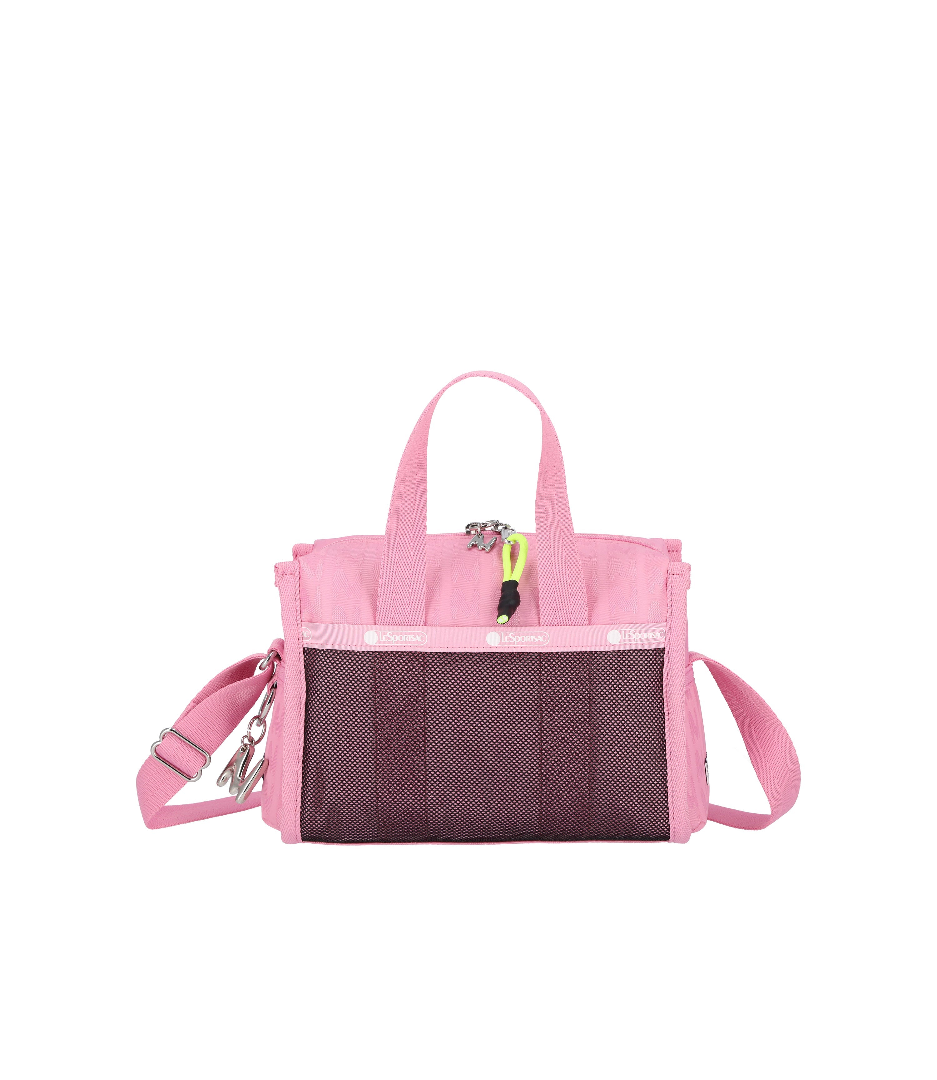 MSGM Metro Crossbody - Metro Pink Jacquard – LeSportsac